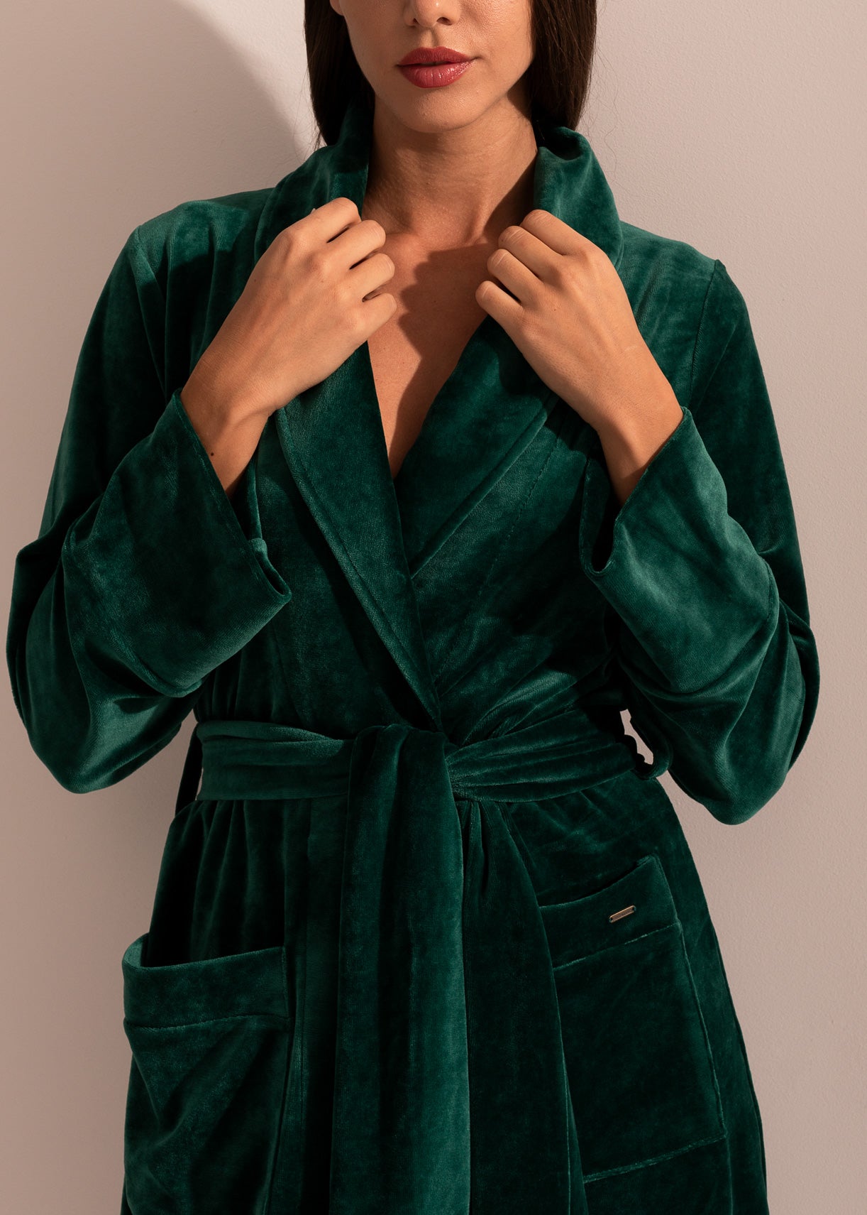 Halat Damă Velvet Verde