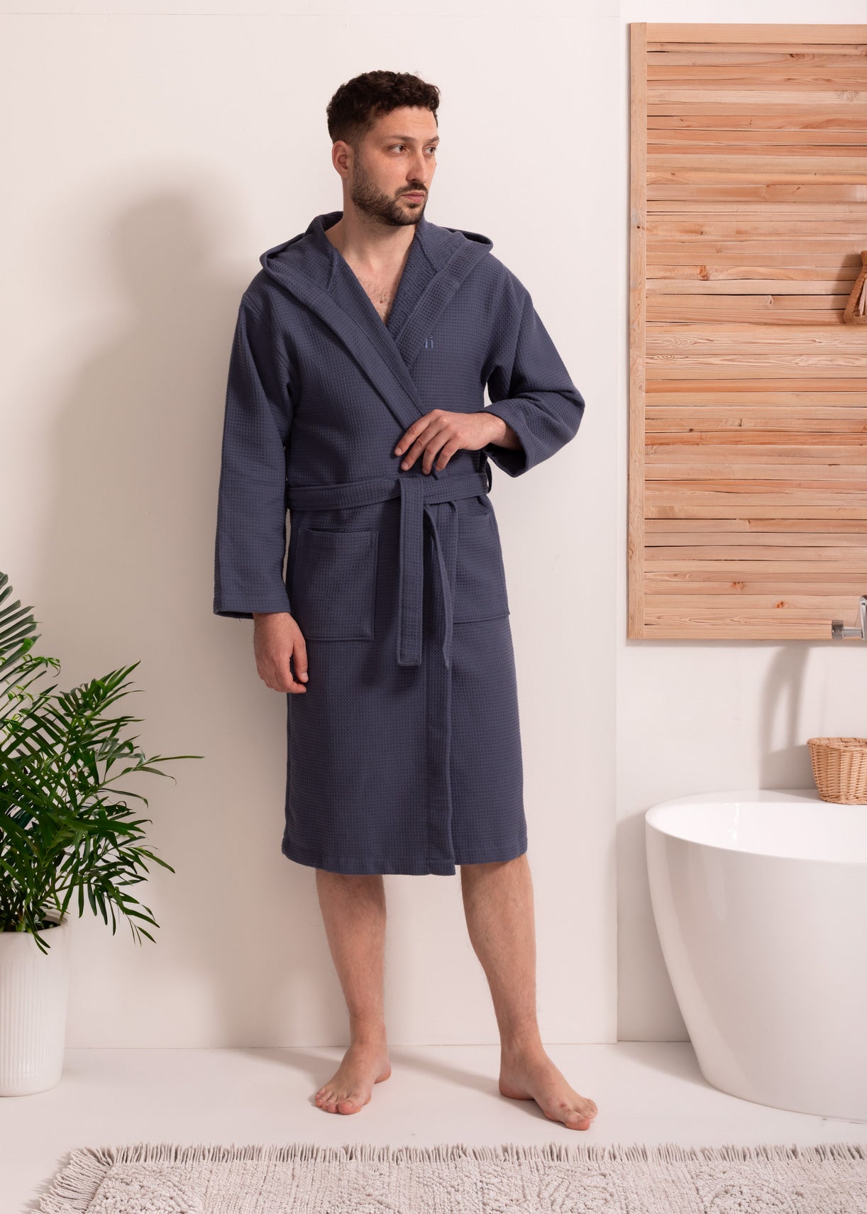 Halat De Baie Unisex Bumbac Hamari