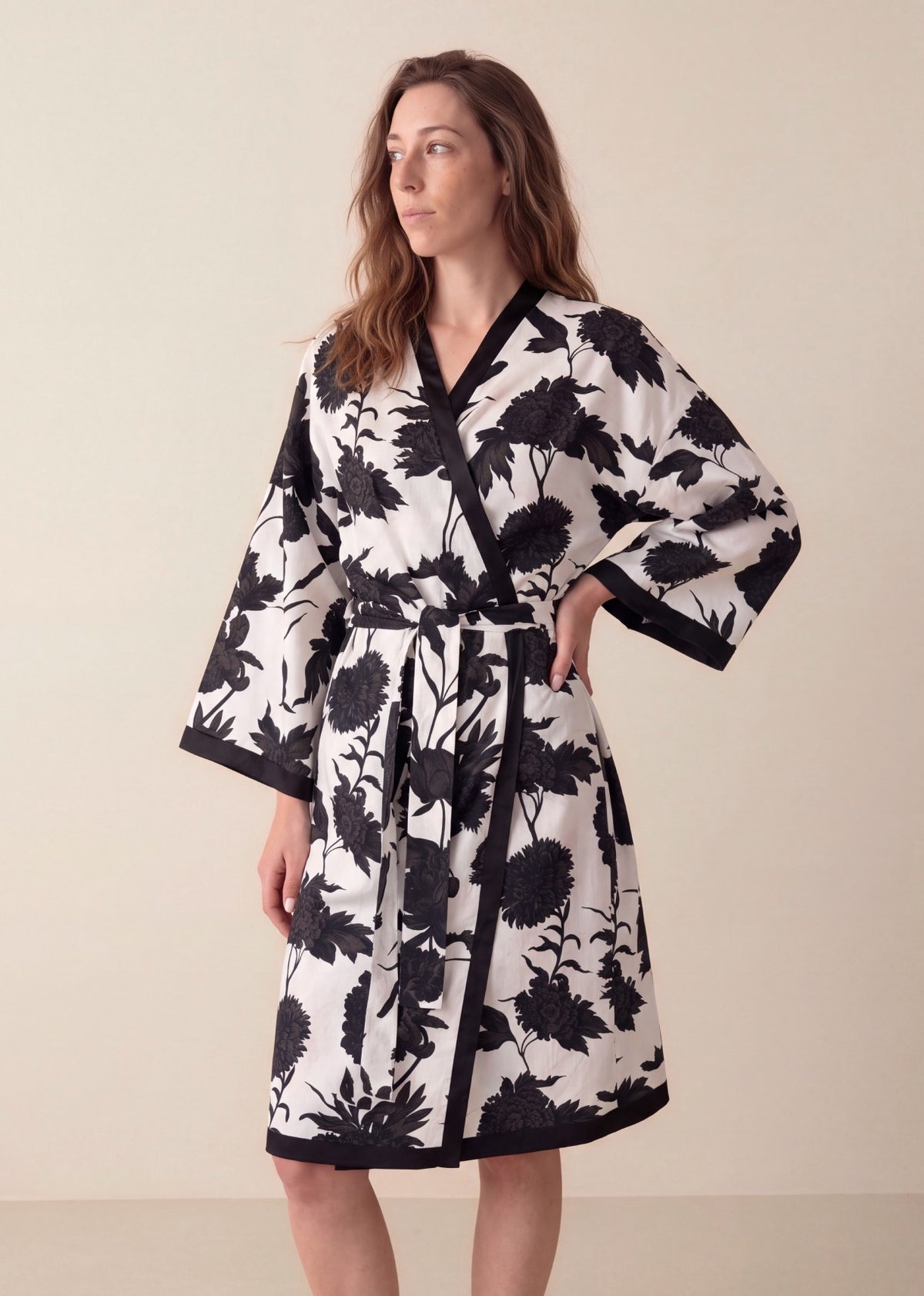 Kimono Damă Victoria Țesătură Bumbac