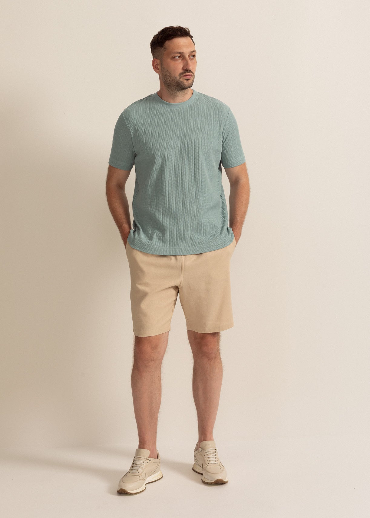 Pantaloni Bărbați Cool Flax In/Viscoză