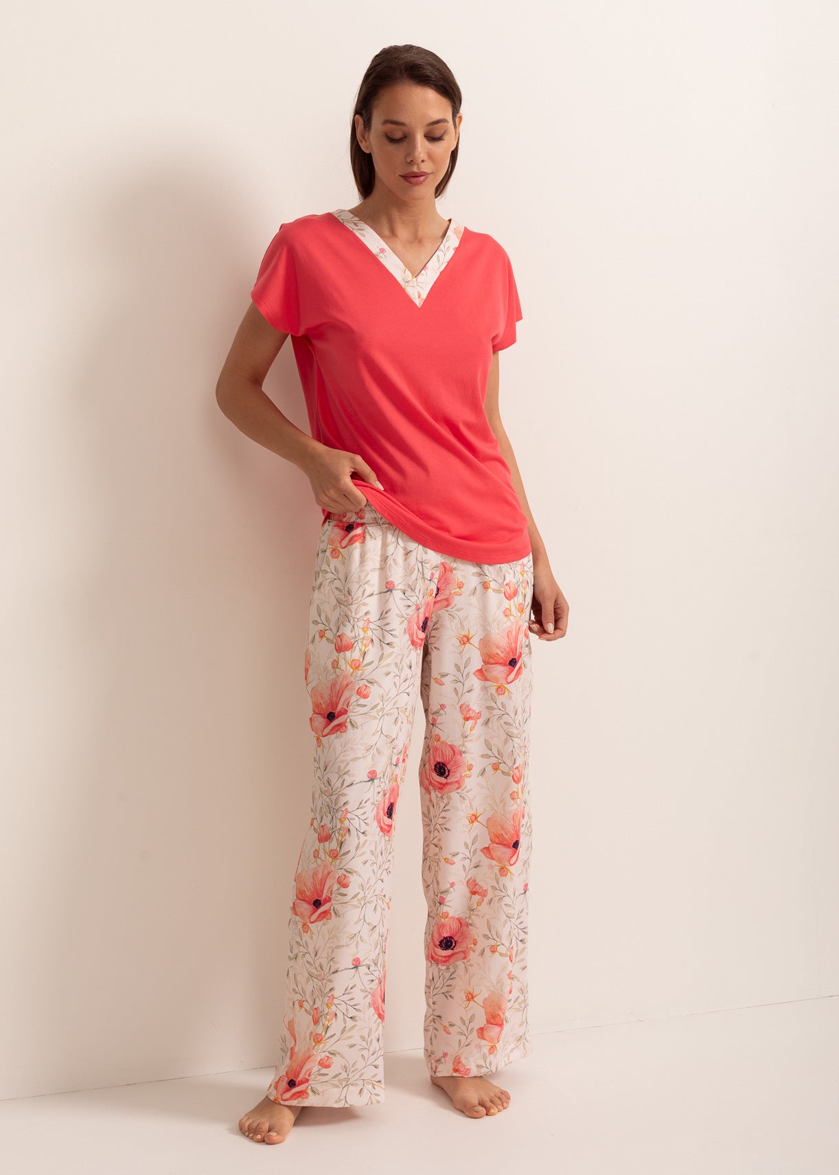 Pantaloni Damă Beatrice Sophisticate Eucalipt