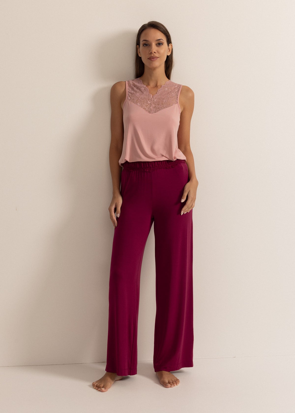 Pantaloni Pijama Damă Alma Modal