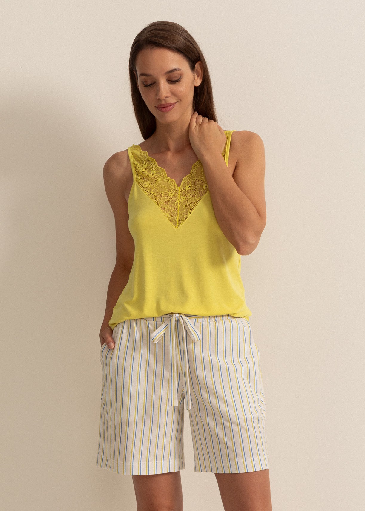 Pantaloni Pijama Damă Ariana Bumbac Twin