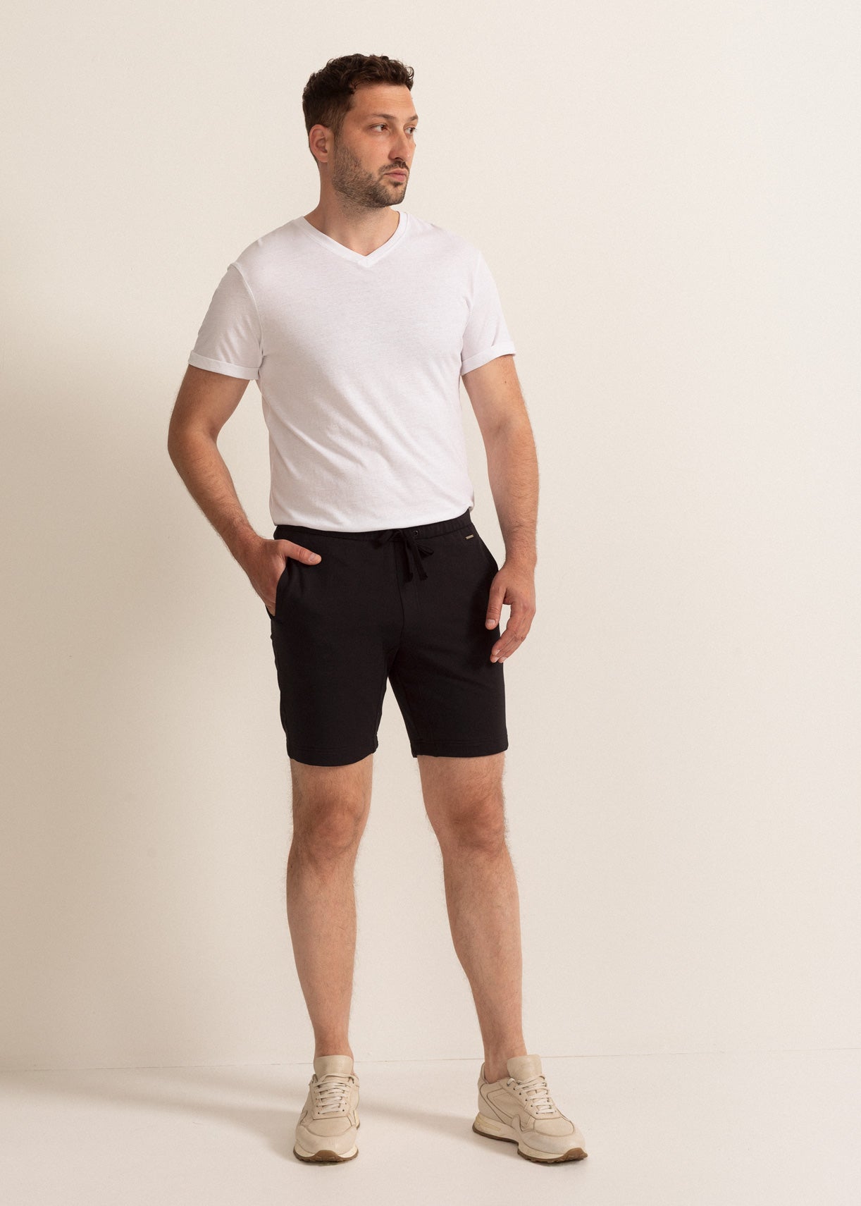 Pantaloni Scurți Bărbați Bumbac