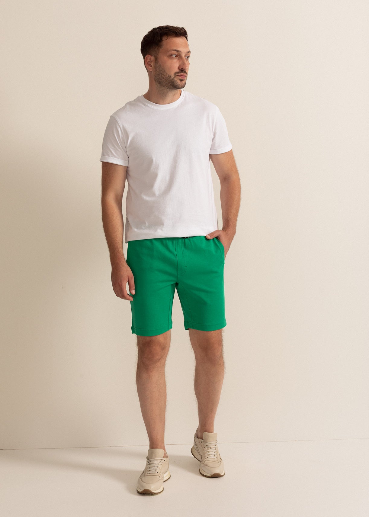 Pantaloni Scurți Bărbați Bumbac