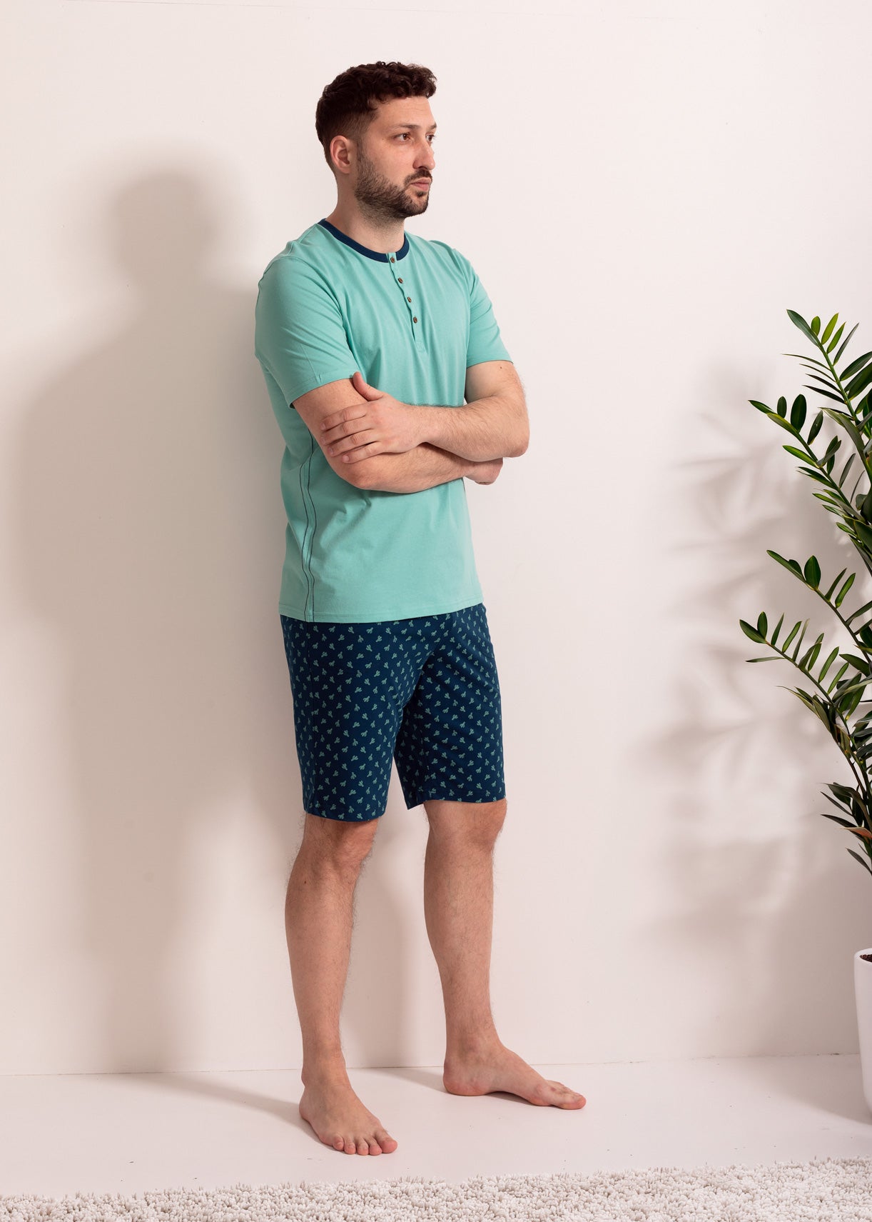 Pijama Bărbați Abel Bumbac TWIN