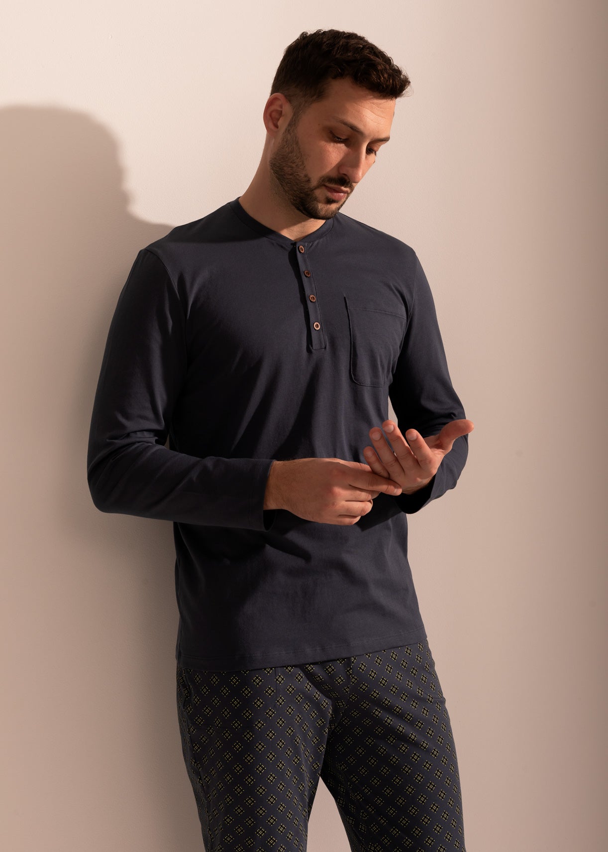 Pijama Bărbați Arlo Bumbac TWIN