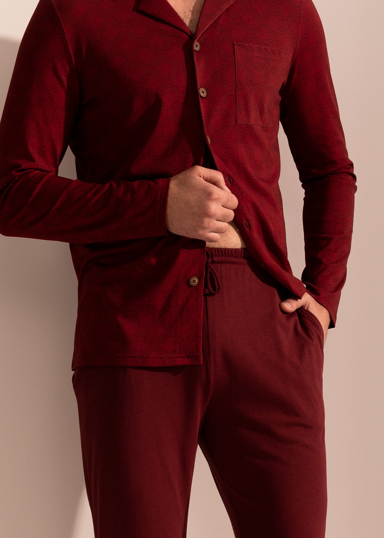 Pijama Bărbați Derek Bambus
