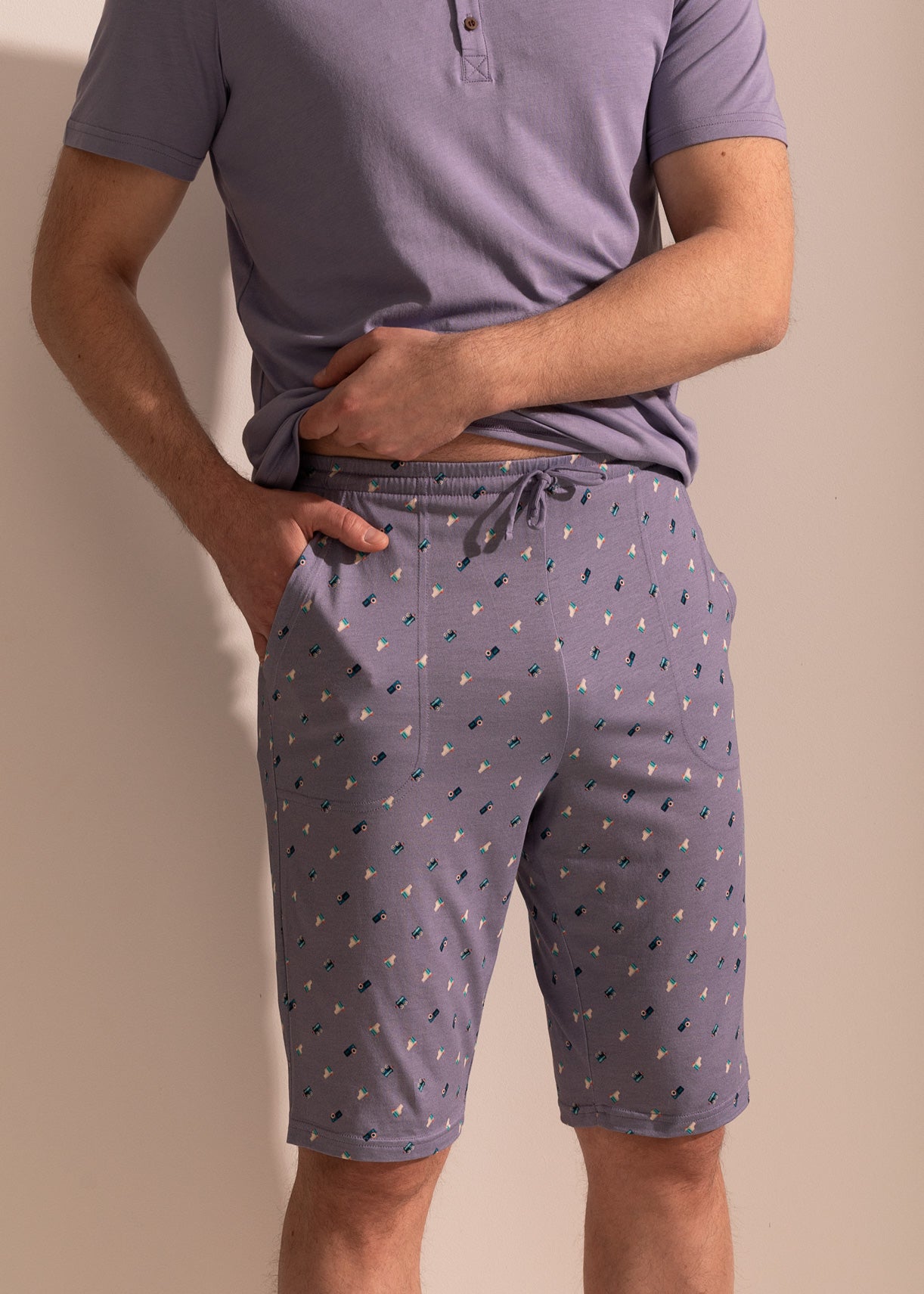 Pijama Bărbați Icons Bambus