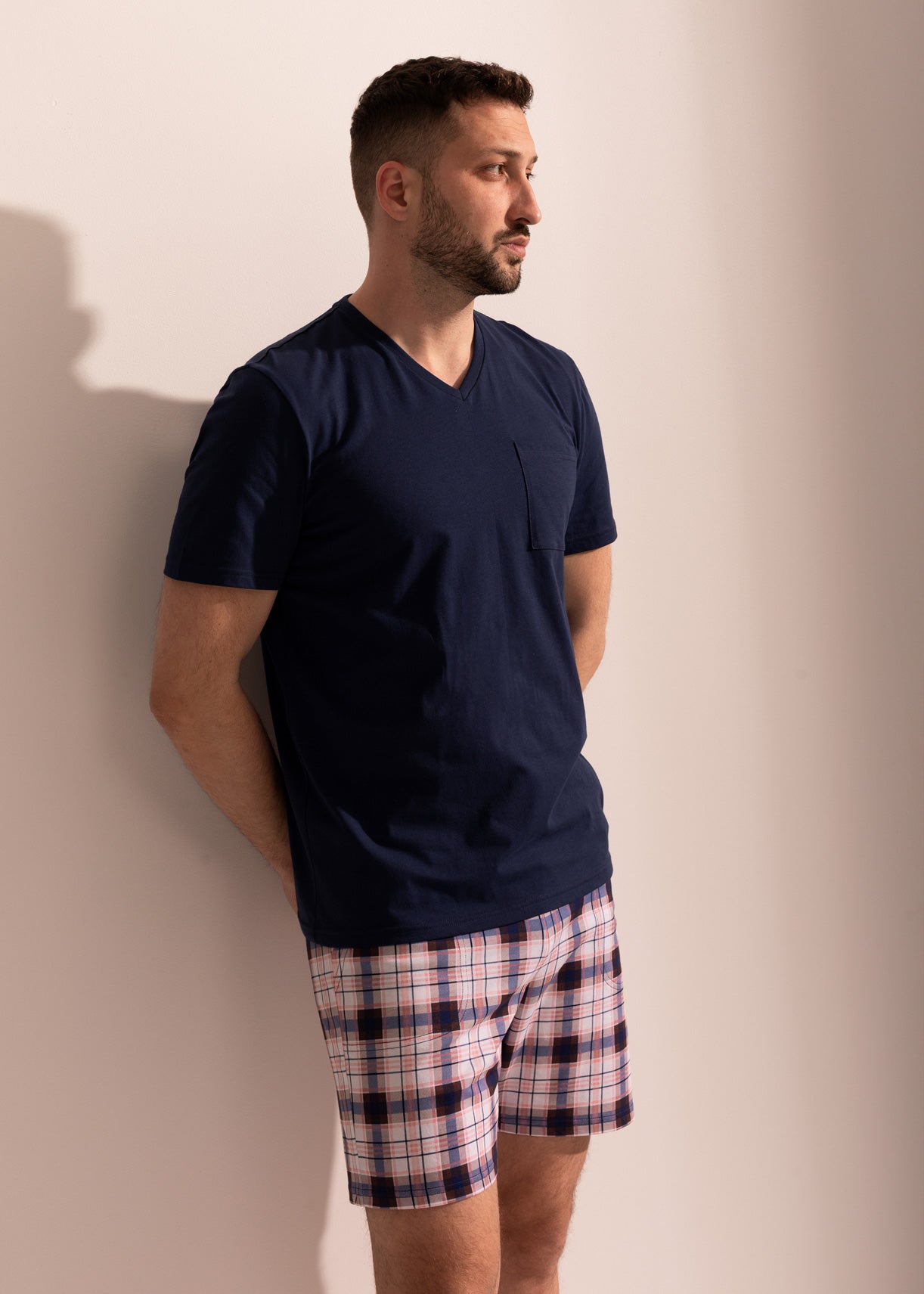 Pijama Bărbați Tartan TWIN