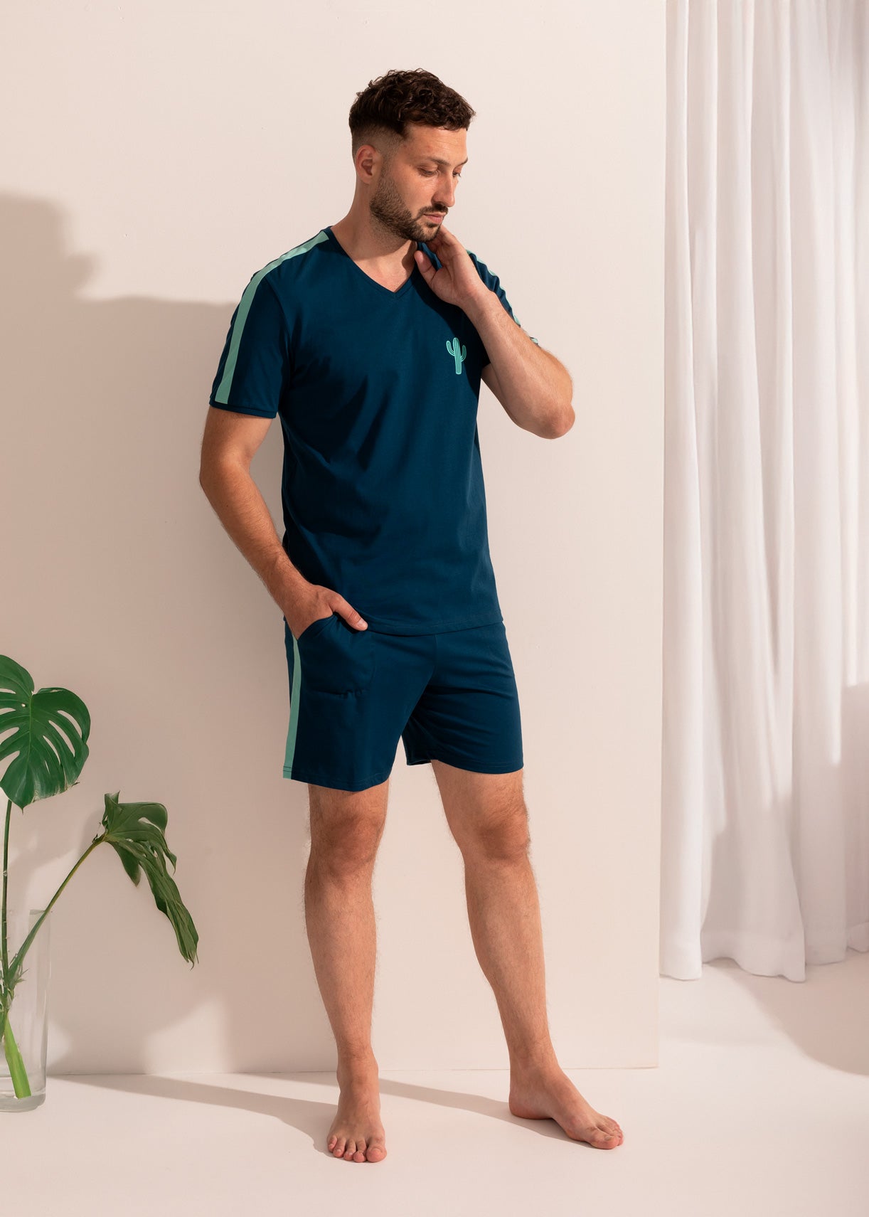 Pijama Bărbați Abel Bumbac TWIN