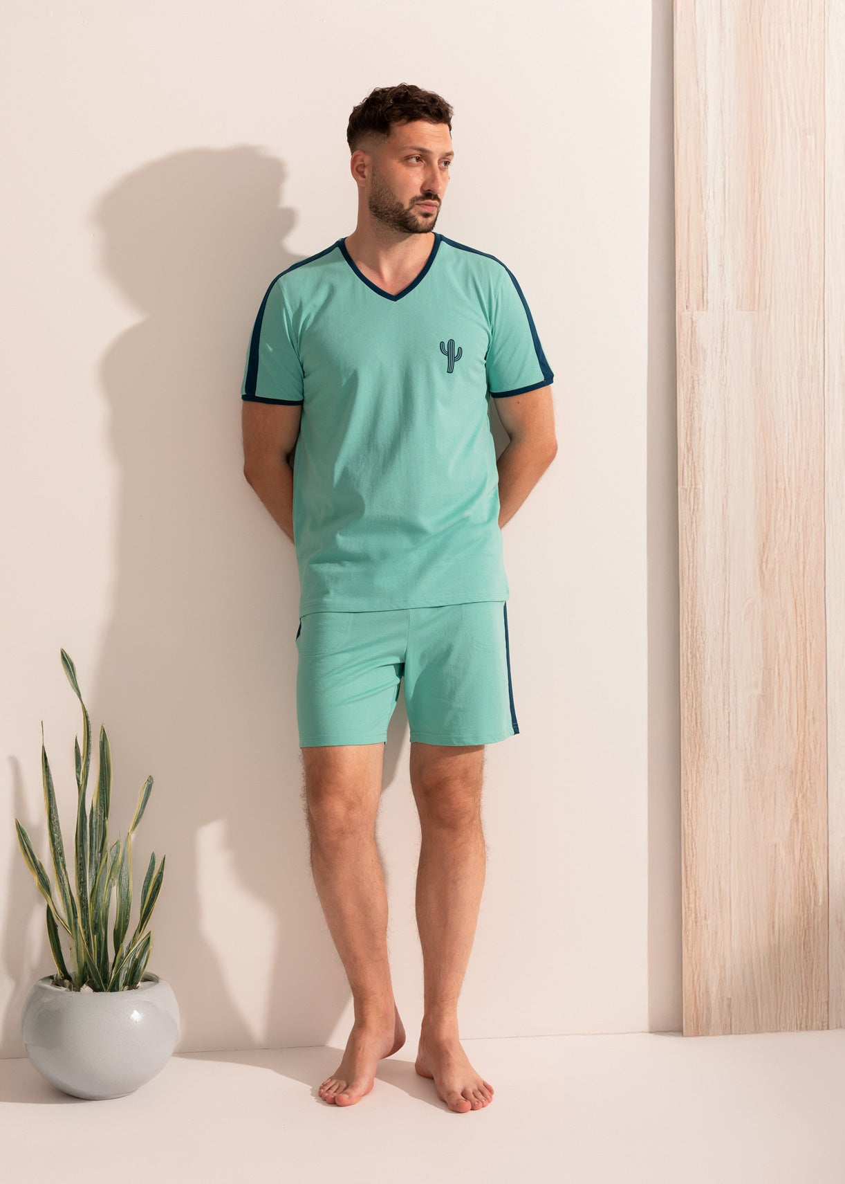 Pijama Bărbați Abel Bumbac TWIN