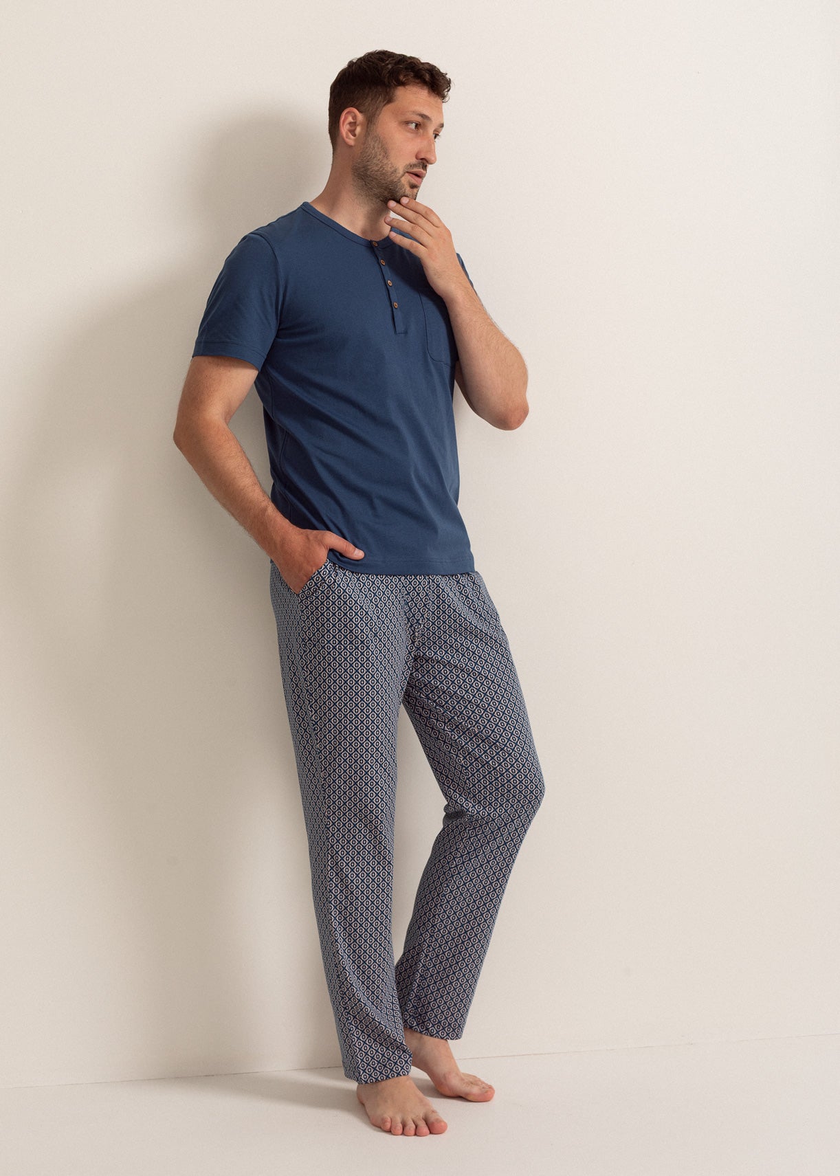 Pijama Bărbați Arlo Bumbac TWIN