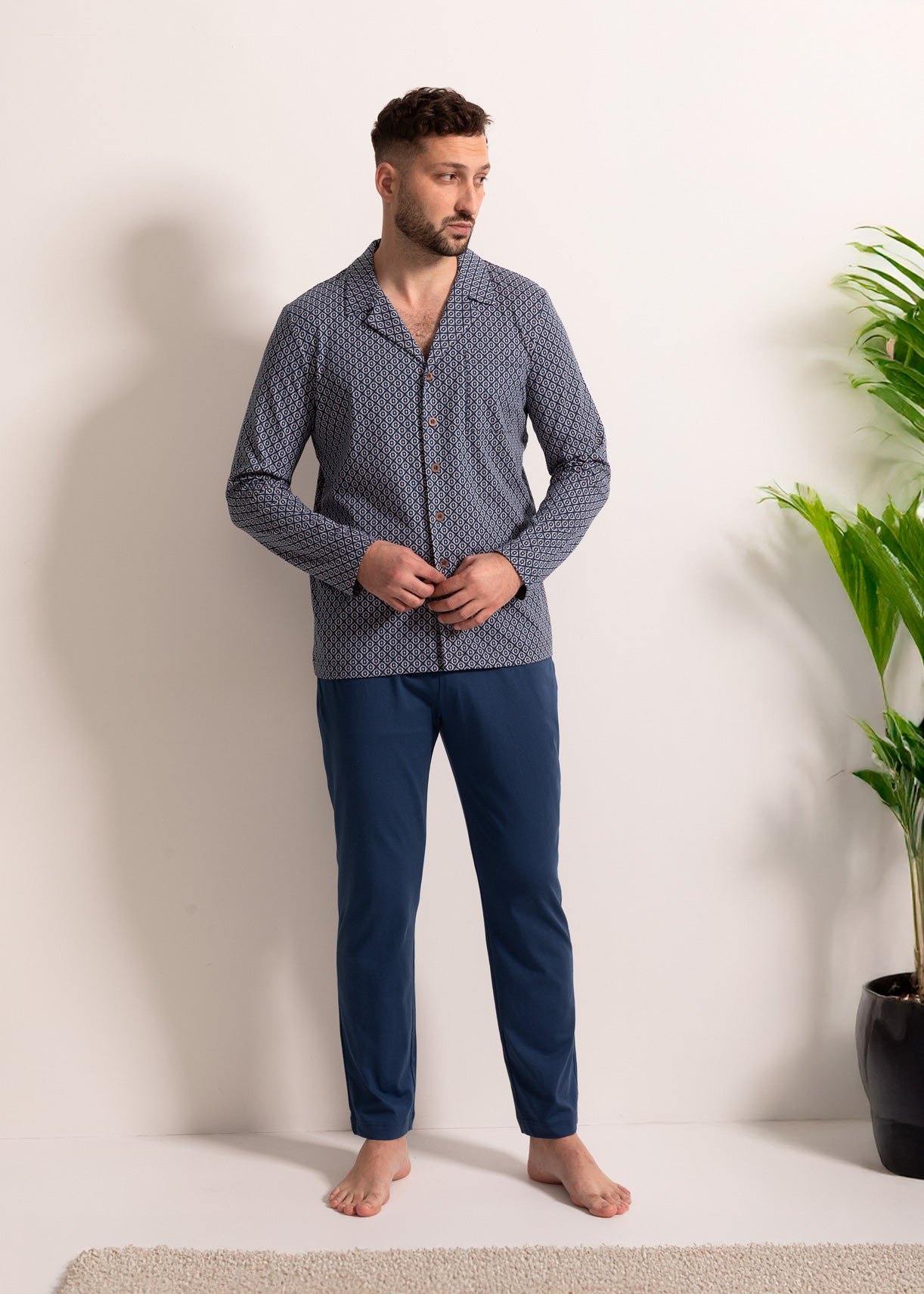 Pijama Bărbați Arlo Bumbac TWIN