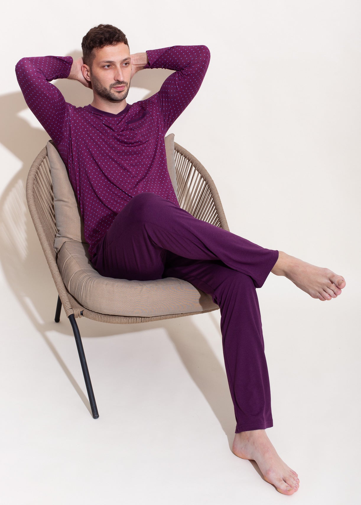 Pijama Bărbați Derek Bambus