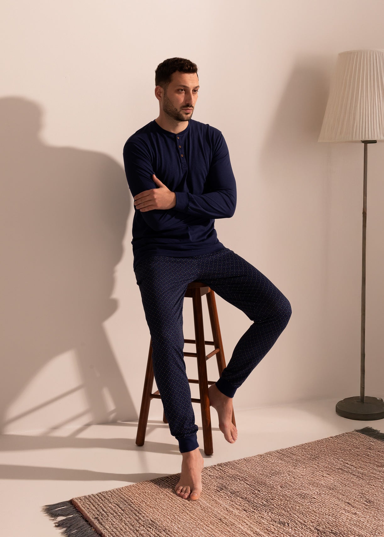 Pijama Bărbați Derek Bambus
