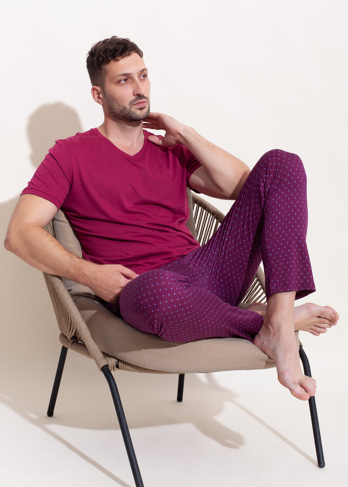 Pijama Bărbați Derek Bambus