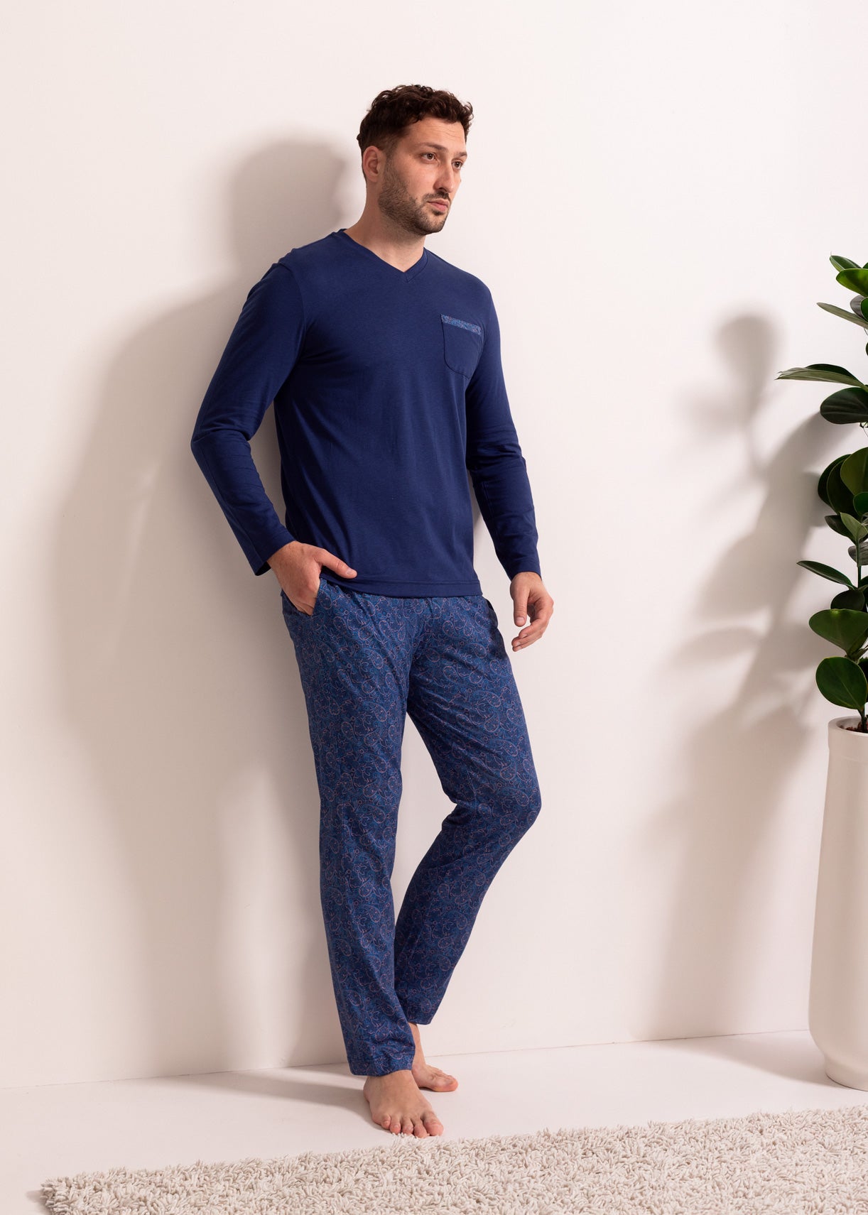 Pijama Bărbați Garet Modal