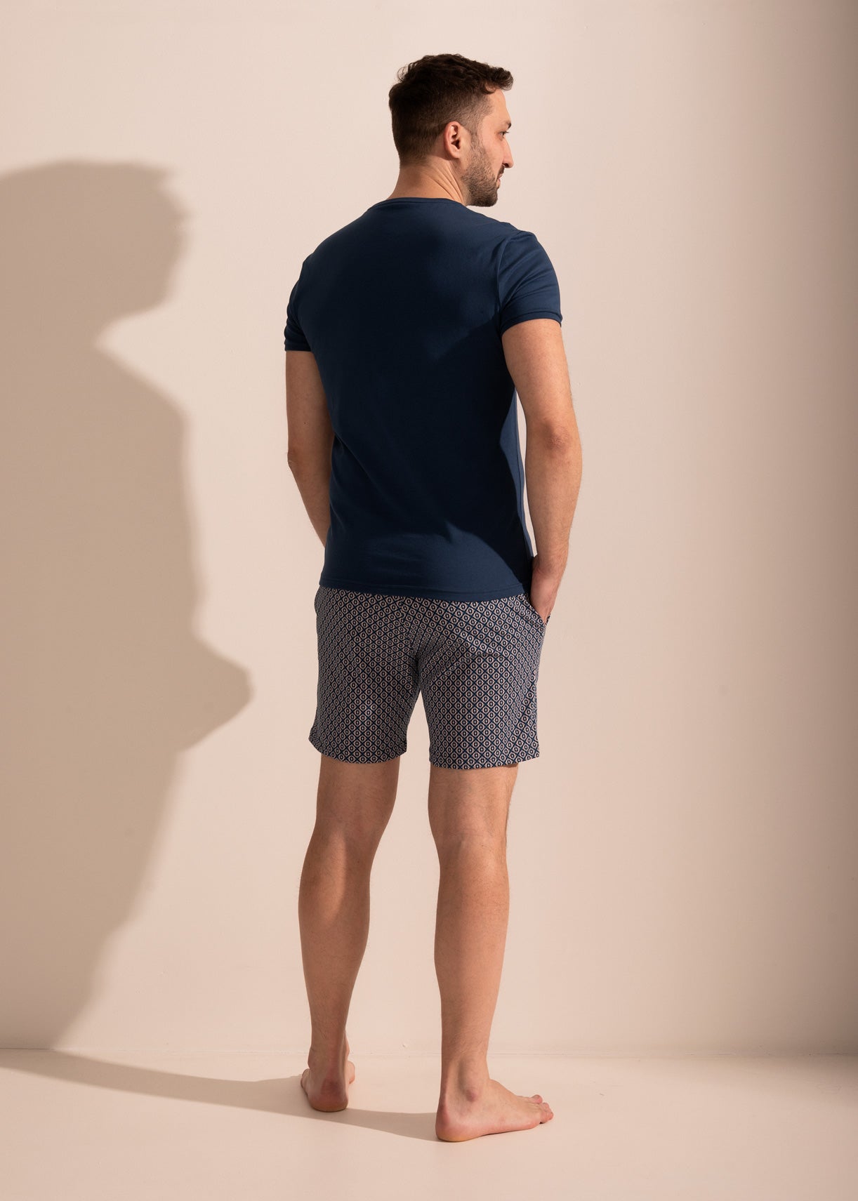 Pijama Bărbați SLIM Arlo Bumbac TWIN