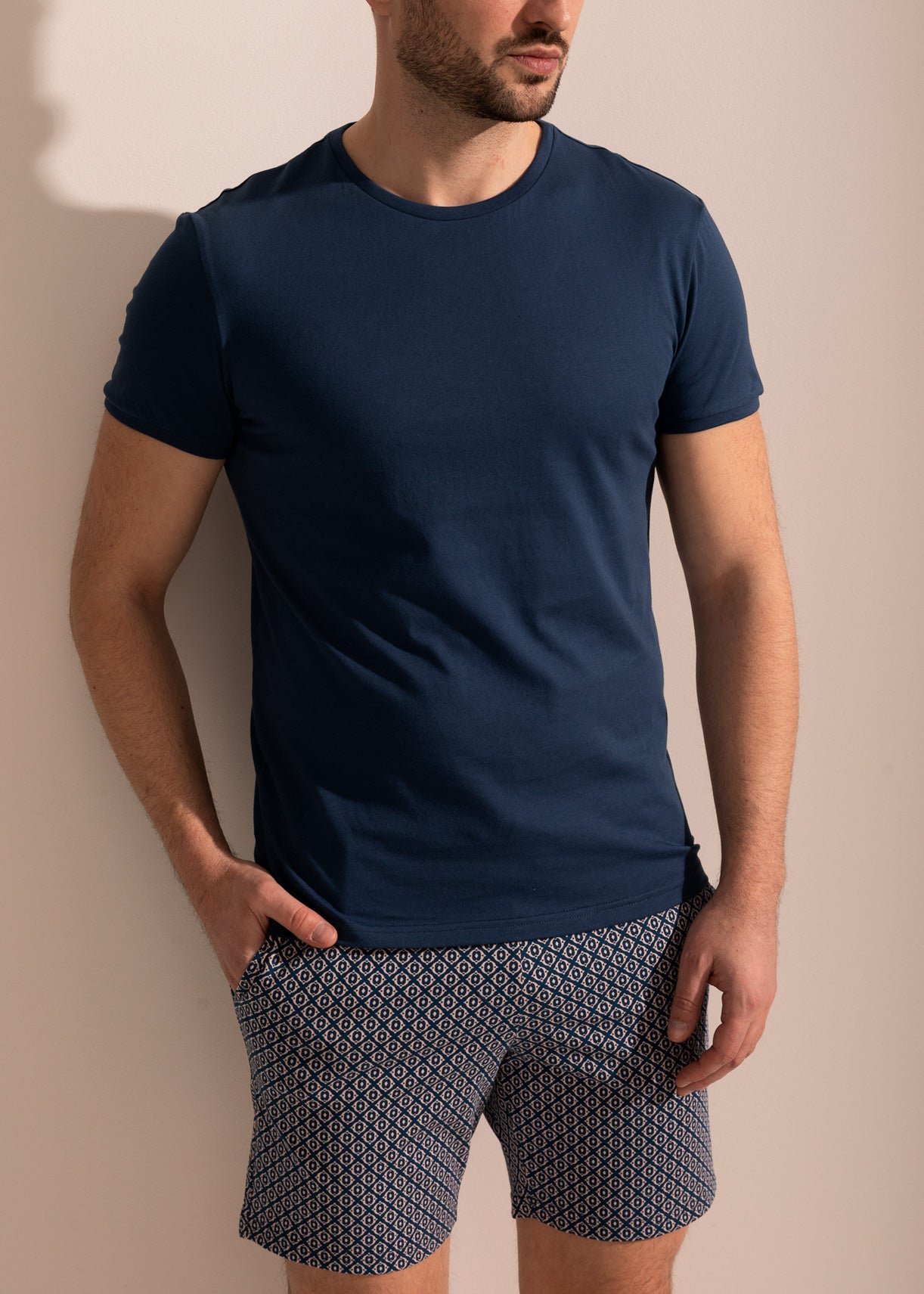 Pijama Bărbați SLIM Arlo Bumbac TWIN
