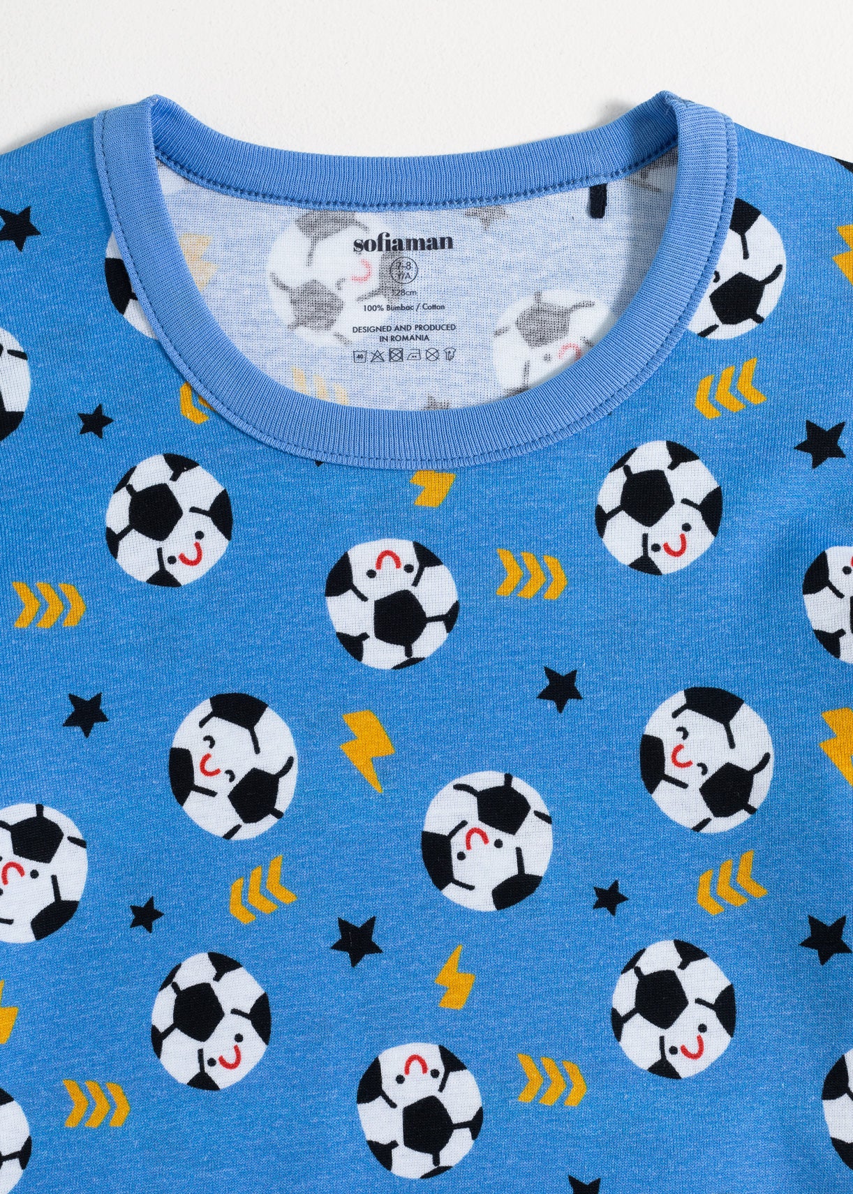 Pijama Copii Football Bumbac