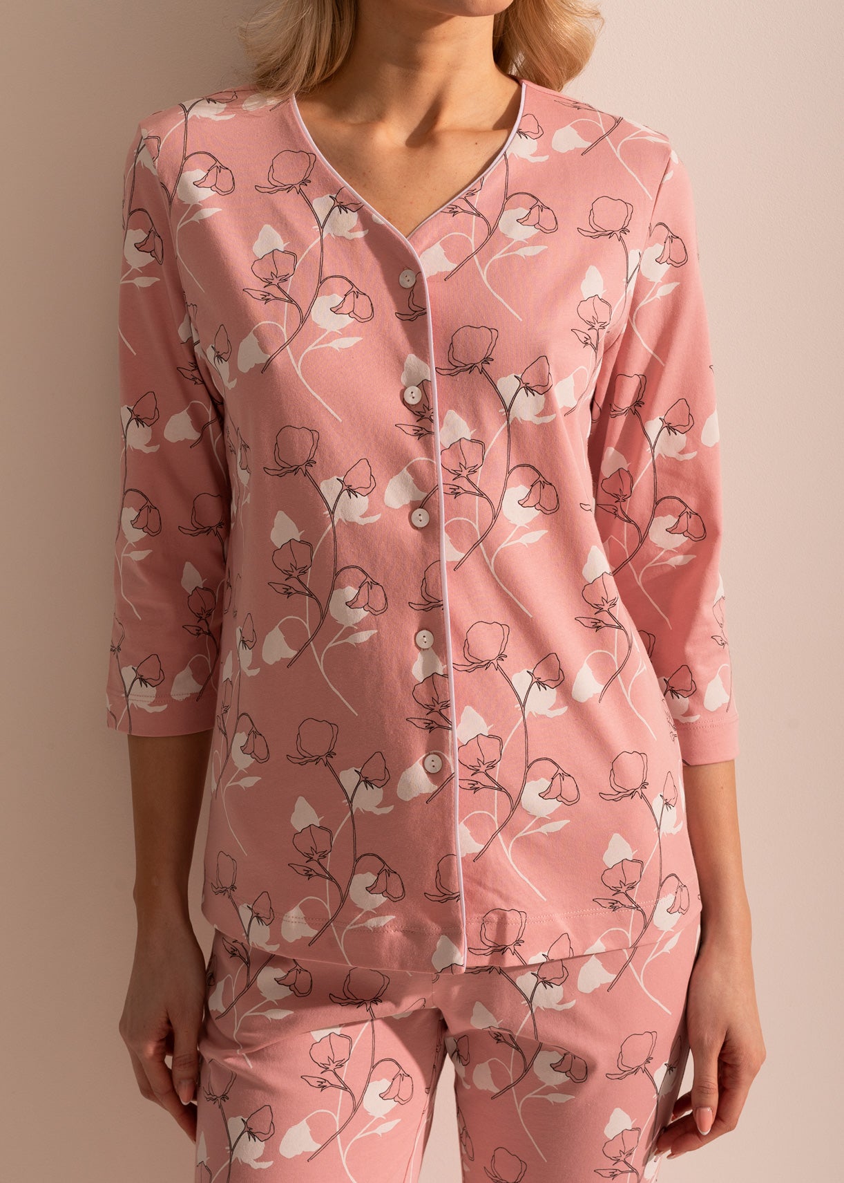 Pijama Damă Malena Bumbac TWIN
