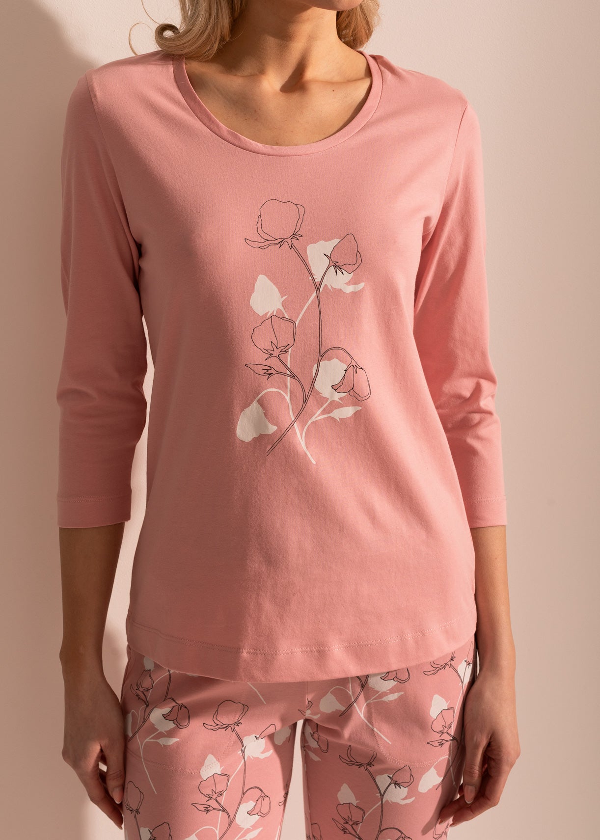 Pijama Damă Malena Bumbac TWIN