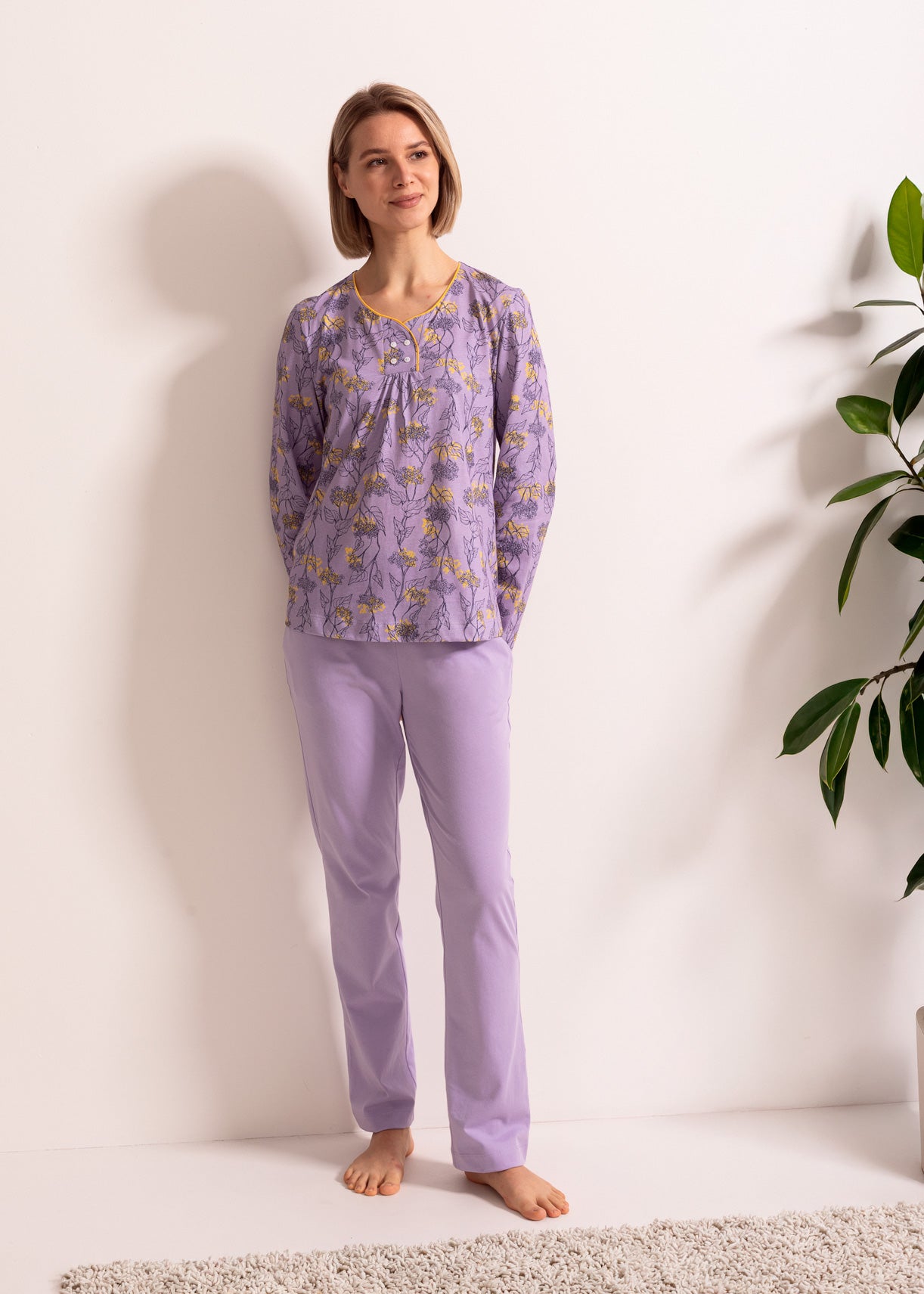 Pijama Damă Malena Bumbac TWIN