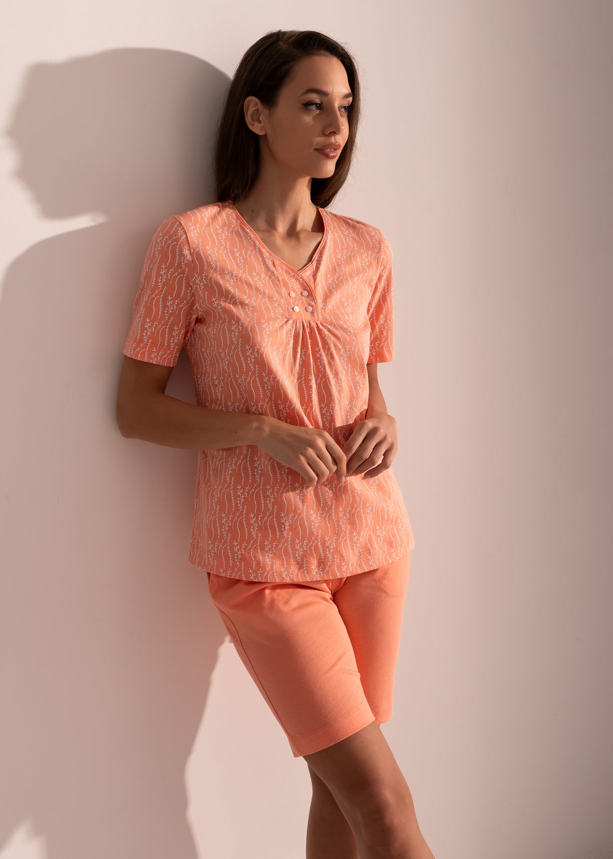 Pijama Damă Malena Bumbac TWIN