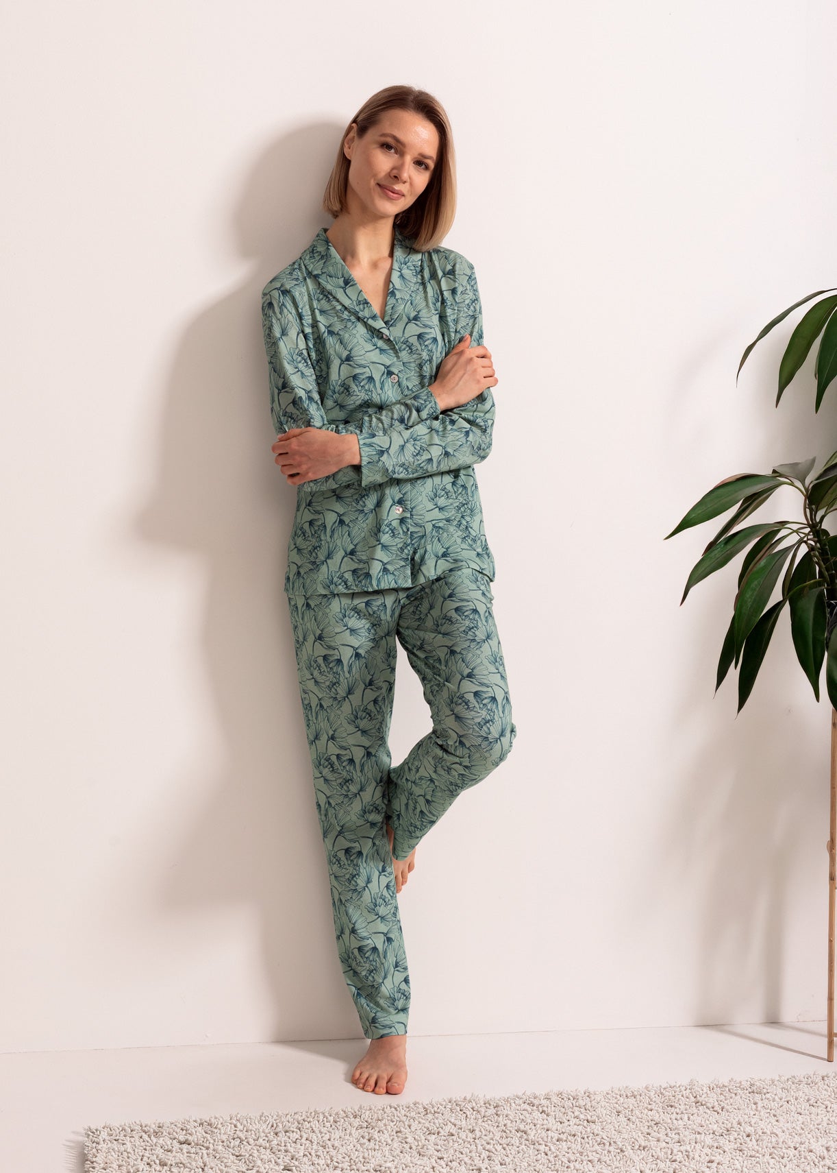 Pijama Damă Marla Romantic Modal