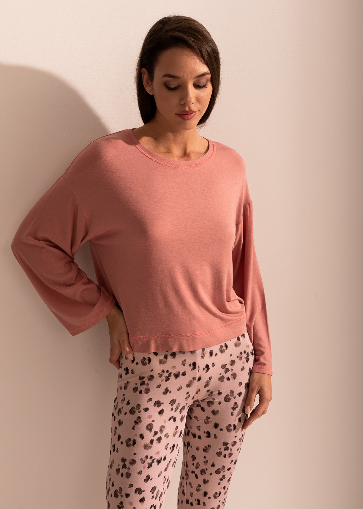 Pijama Damă Modal Aria Roz