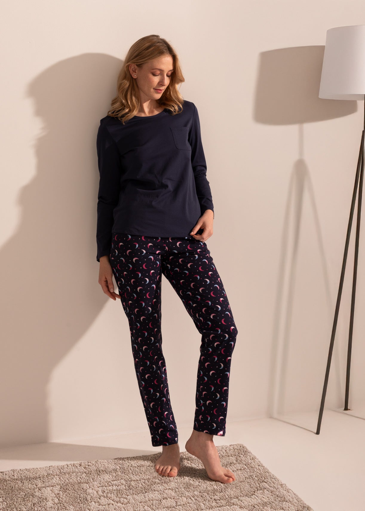 Pijama Damă Moon Bumbac