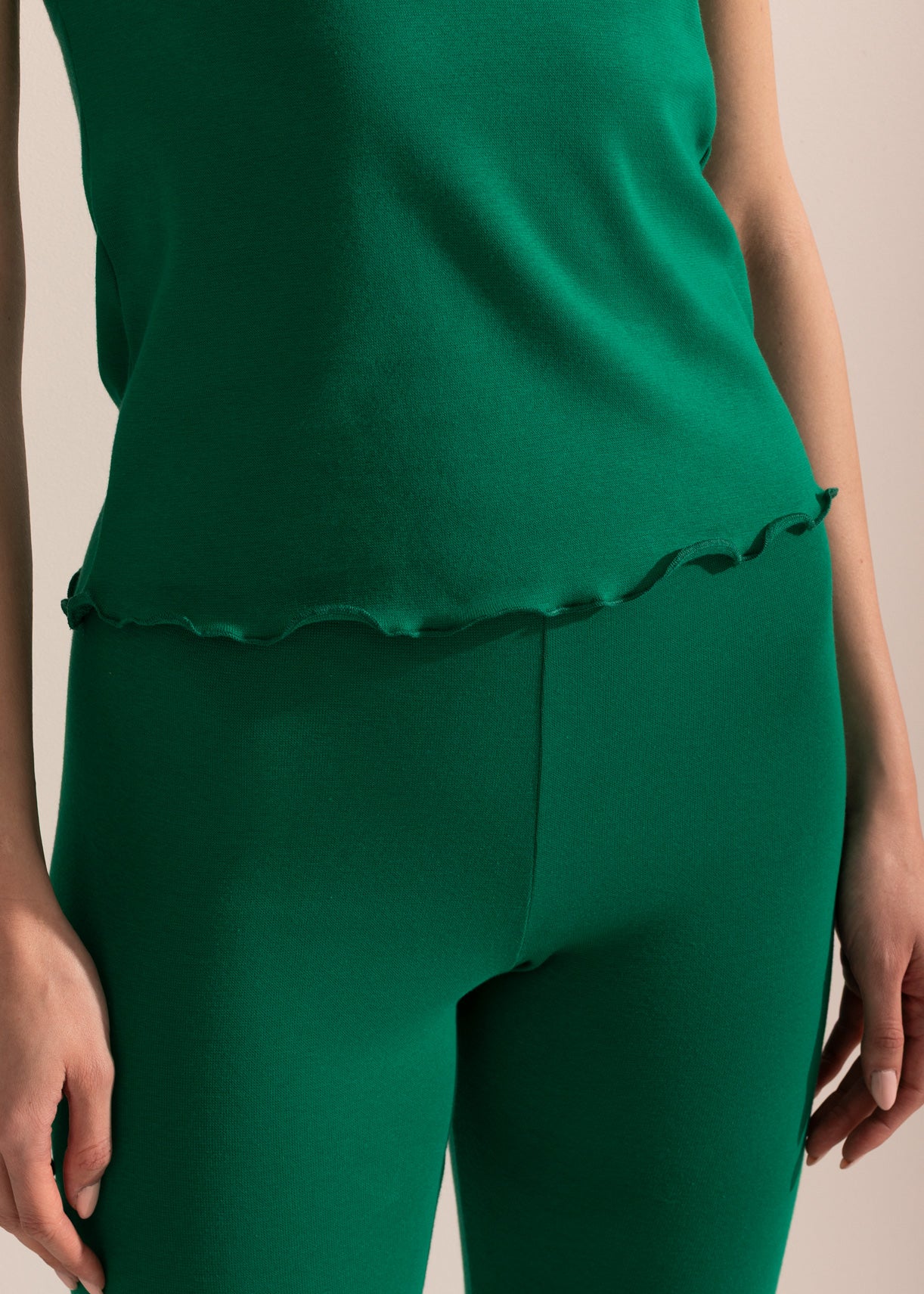 Pijama Damă Stretch Rib Bumbac
