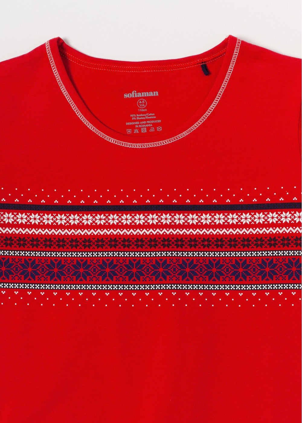 Pijama Fete Scandinavian Bumbac
