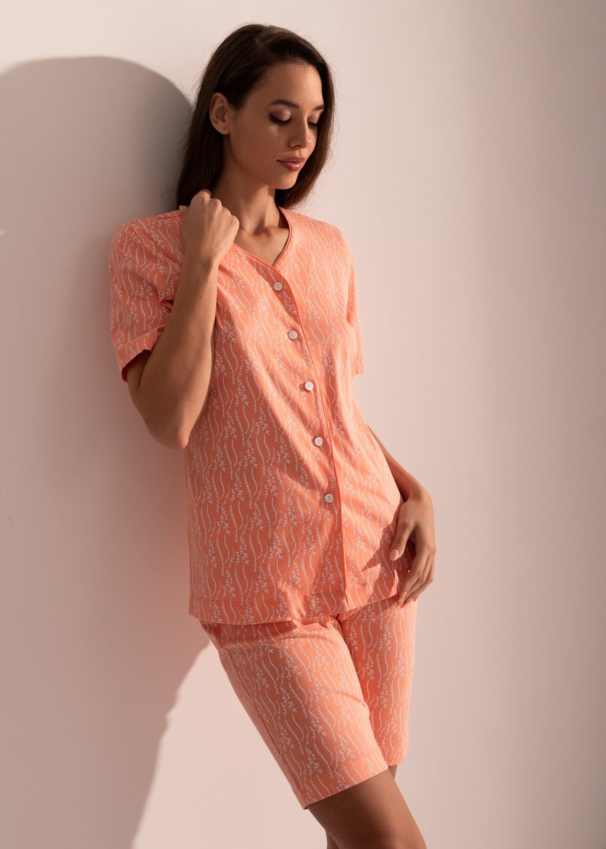 Pijama Damă Malena Bumbac TWIN