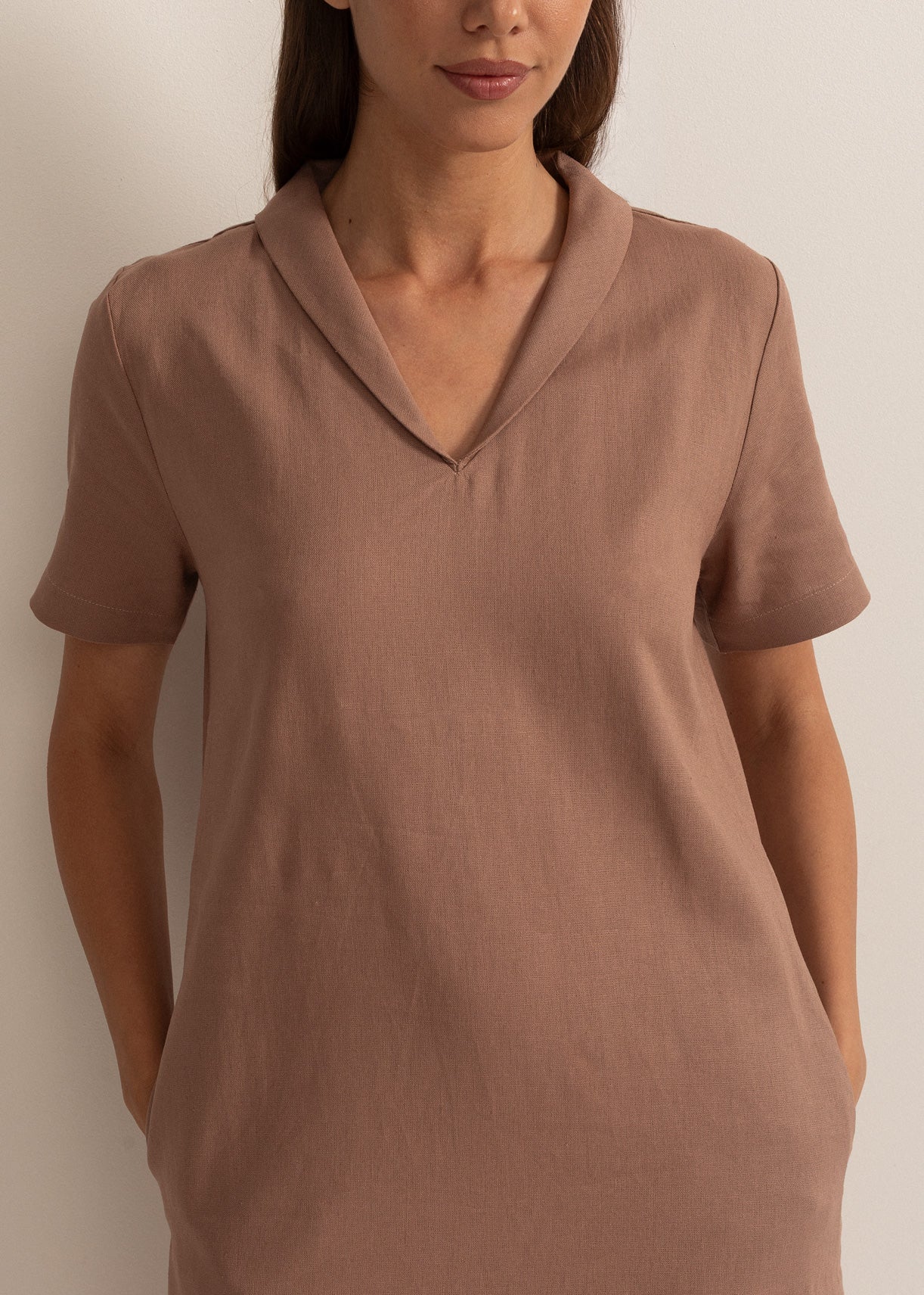 maama Rochie damă Cool Flax maro| Sofiaman