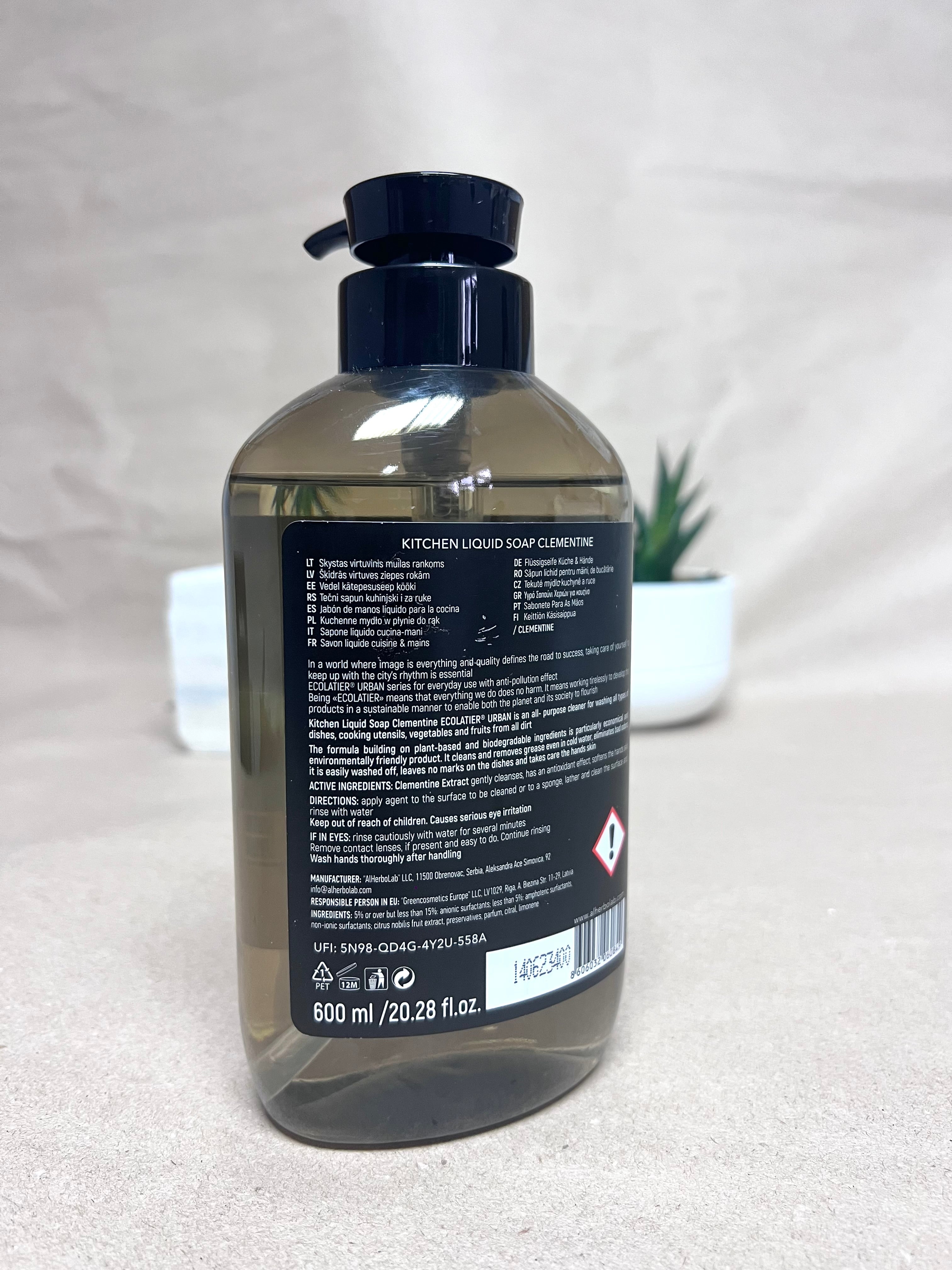 Săpun bucătărie cu extract de clementine