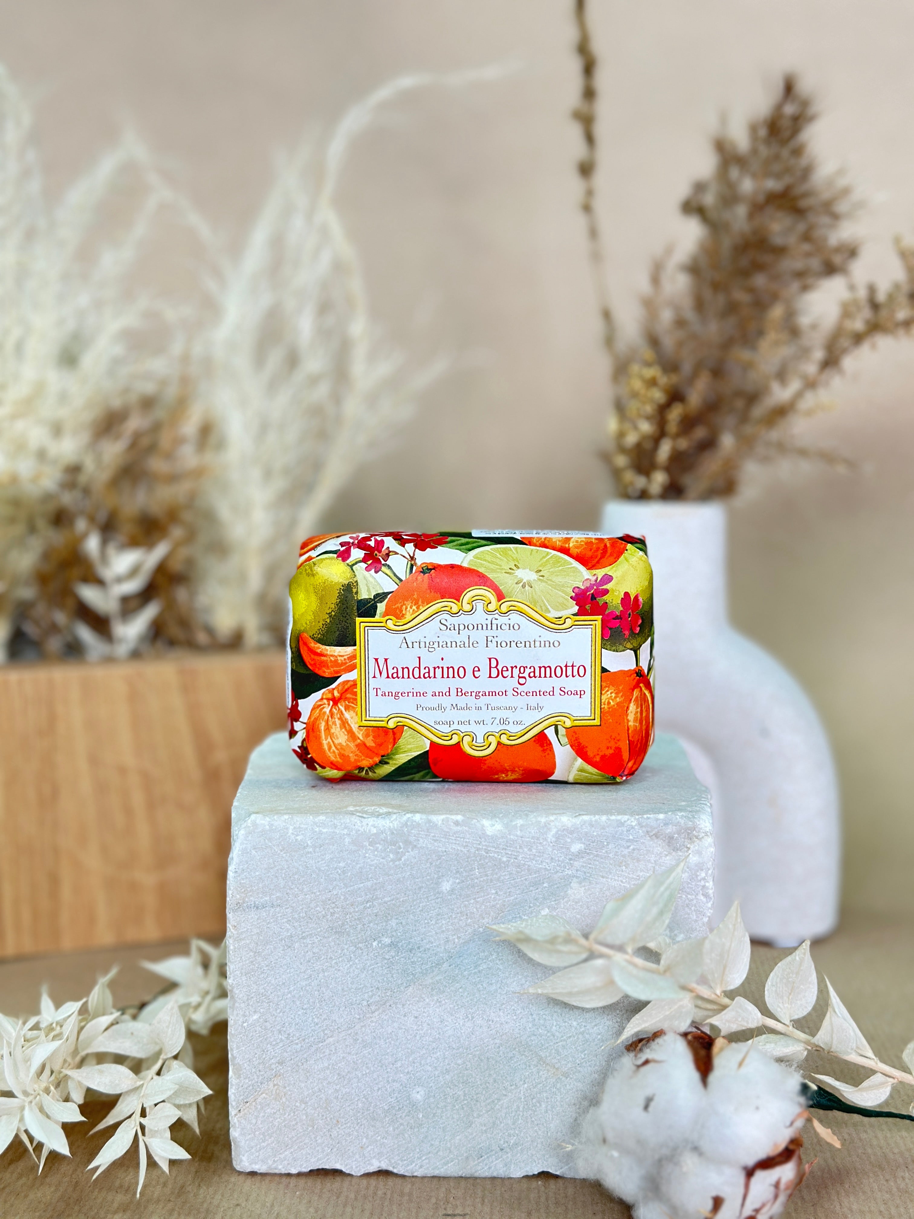 Săpun natural Fiorentino Mandarină și Bergamotă-Handmade