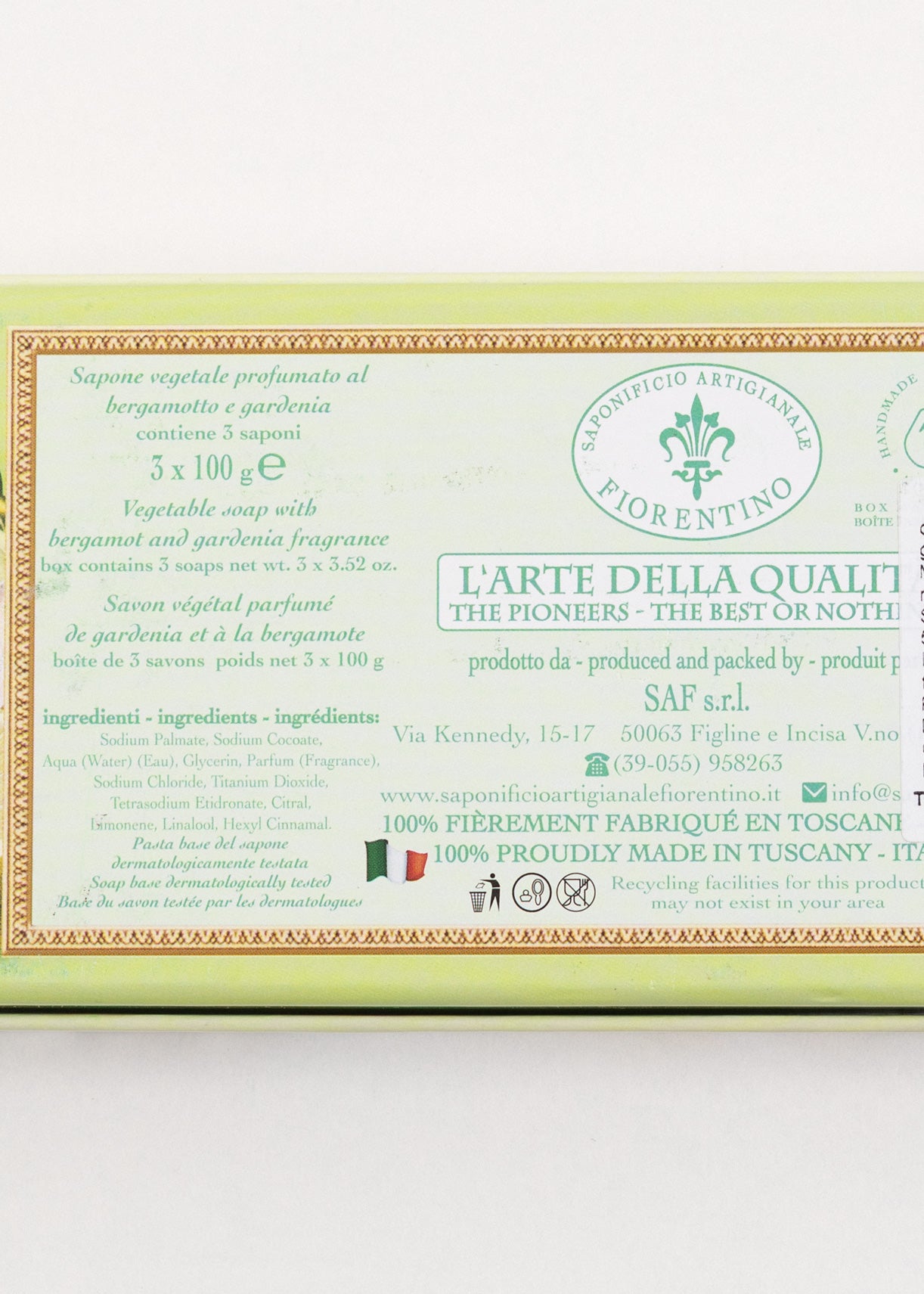 Săpun Natural Fiorentino Bergamotă Handmade