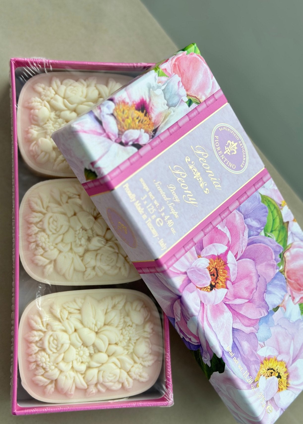 Săpun Natural Fiorentino Bujori Handmade