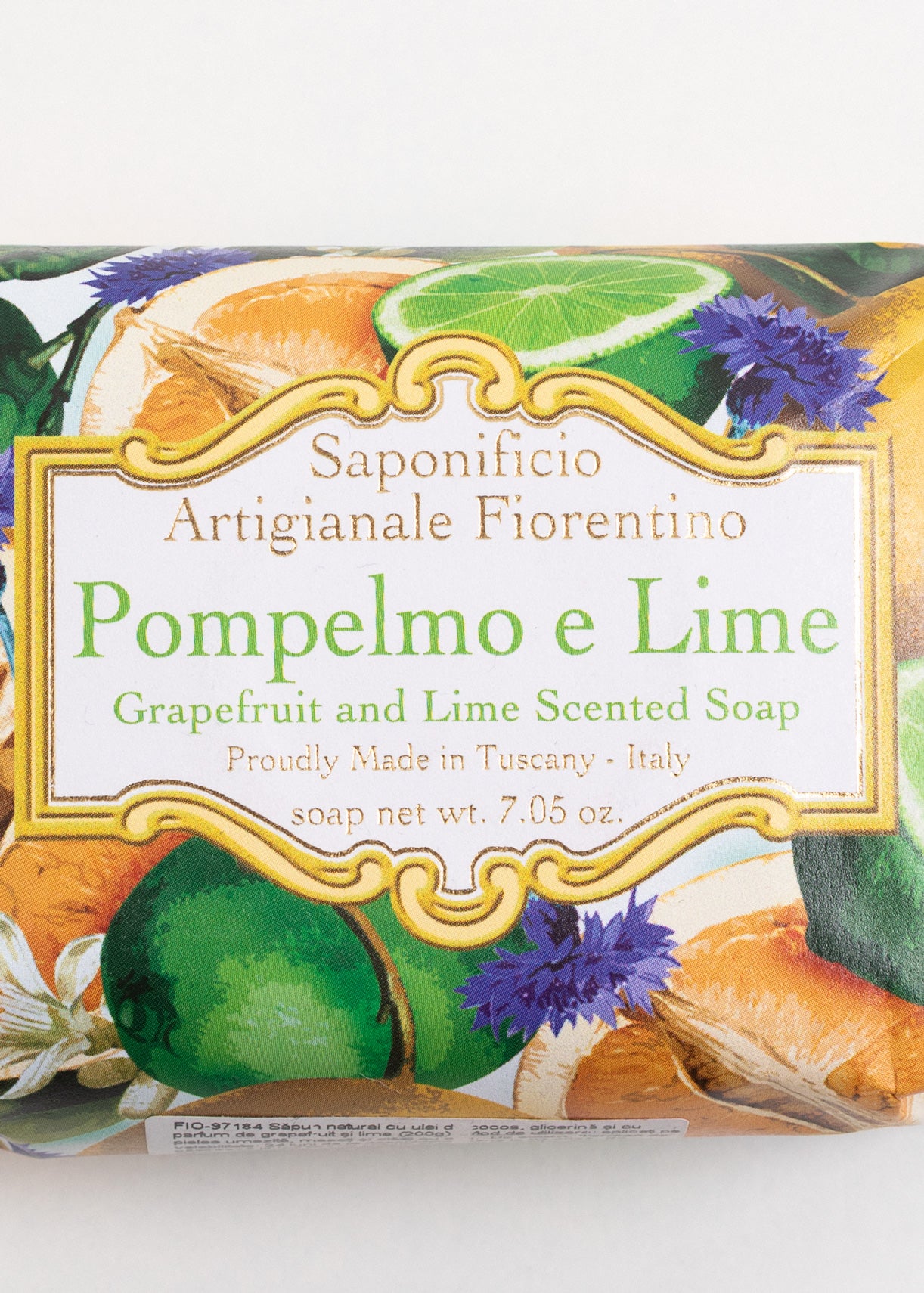 Săpun Natural Fiorentino Grapefruit și Lime-Handmade