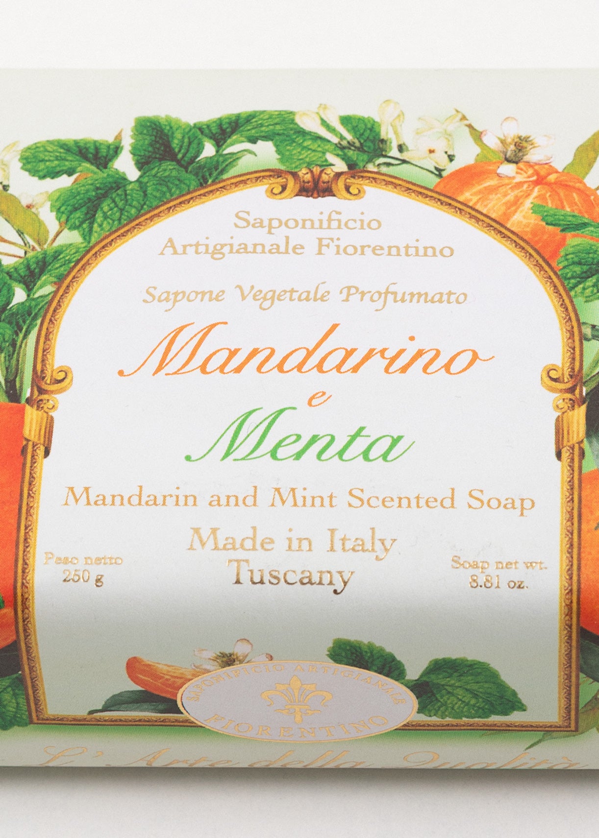 Săpun Natural Fiorentino Mandarine și Mentă Handmade