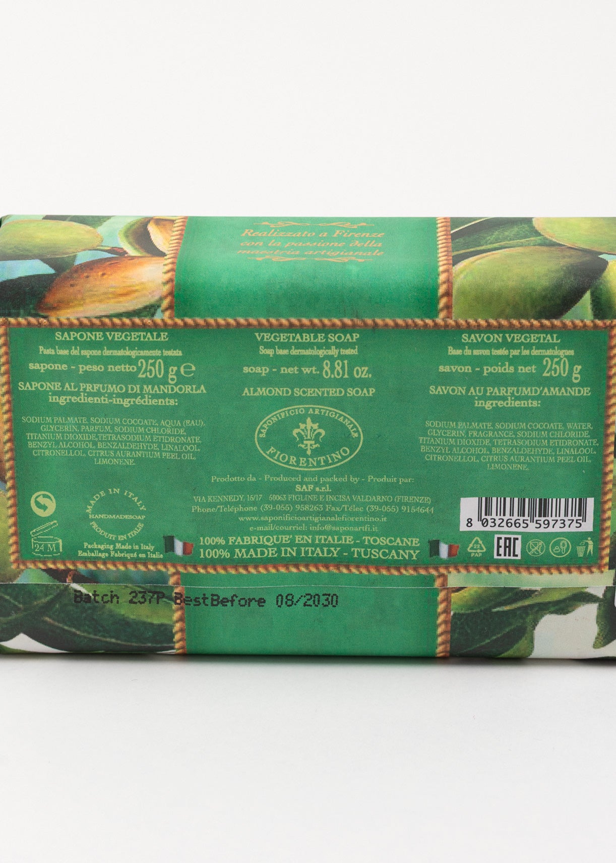 Săpun Natural Fiorentino Migdale Handmade