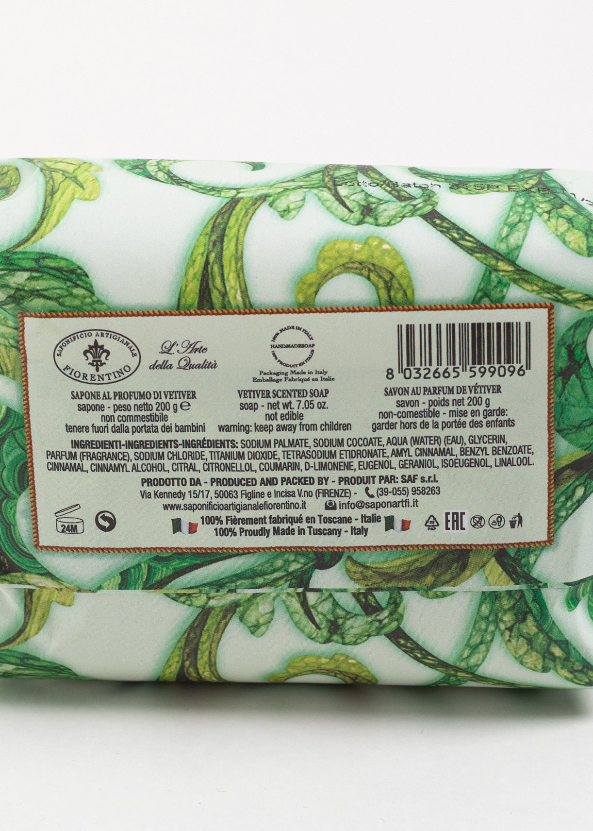 Săpun Natural Fiorentino Vetiver Handmade