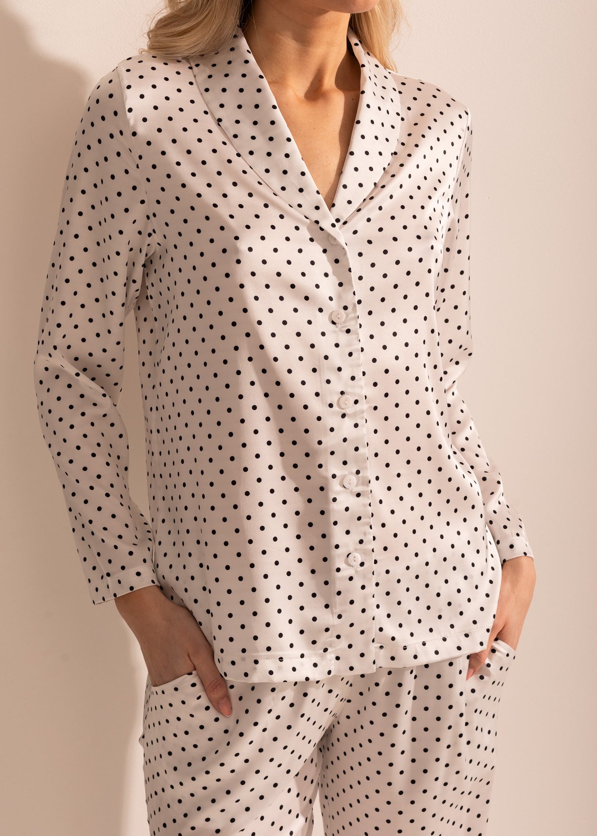 Set Damă Beatrice Polka Satin