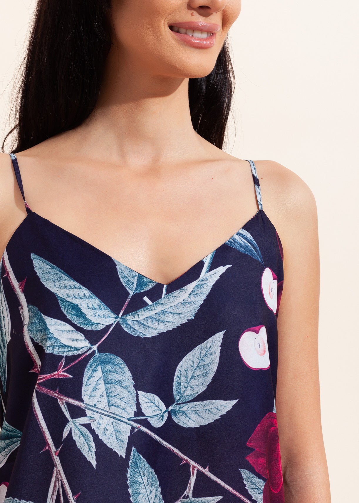 Top Damă Beatrice Cherry Satin