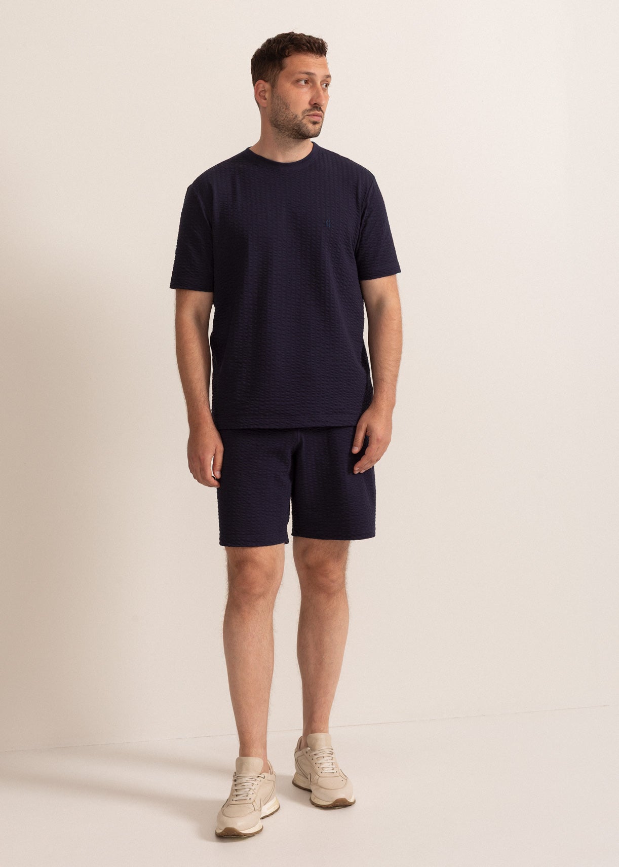 Tricou Bărbați Riviera Seersucker Bumbac