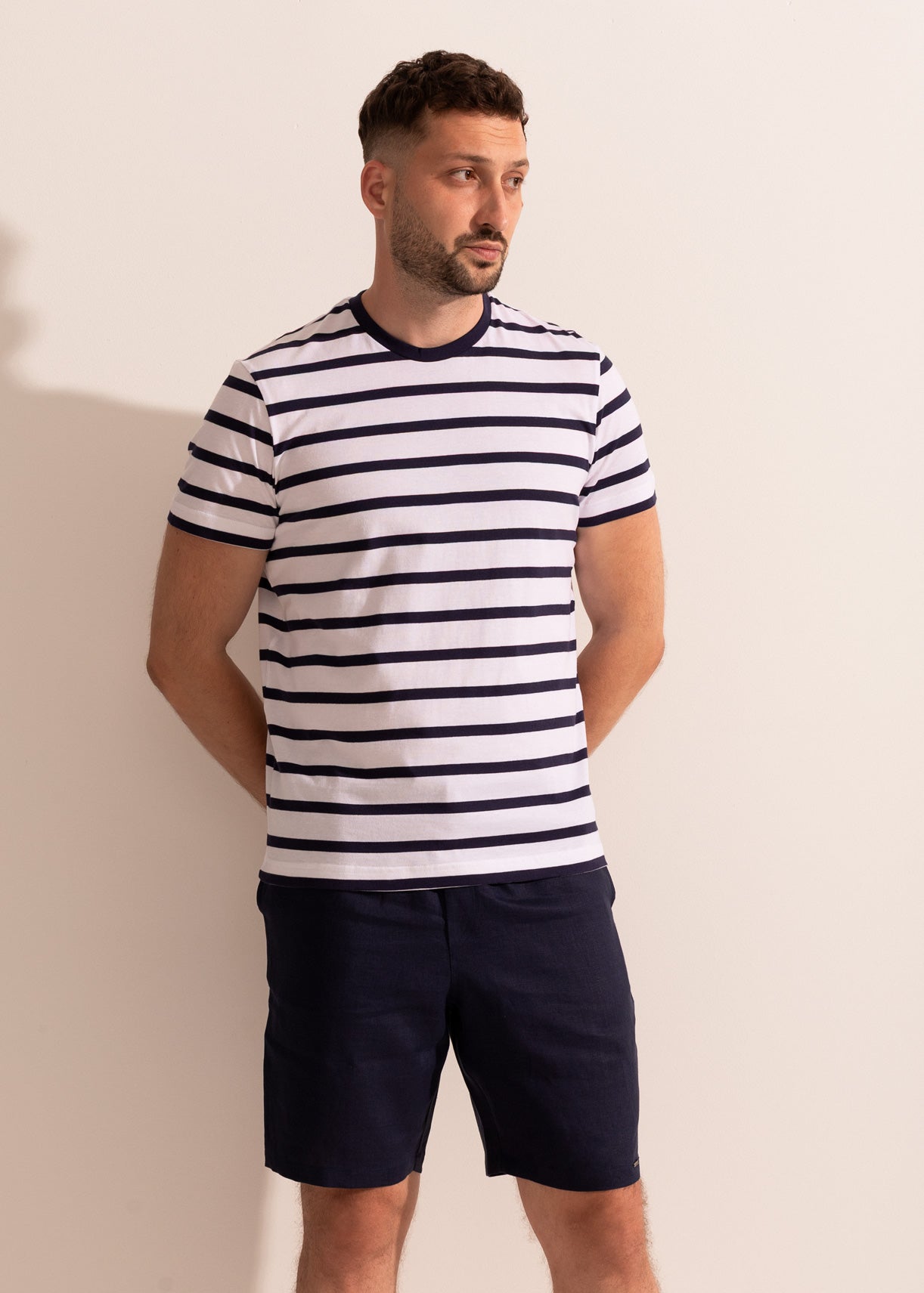 Tricou Bărbați Simple Stripe
