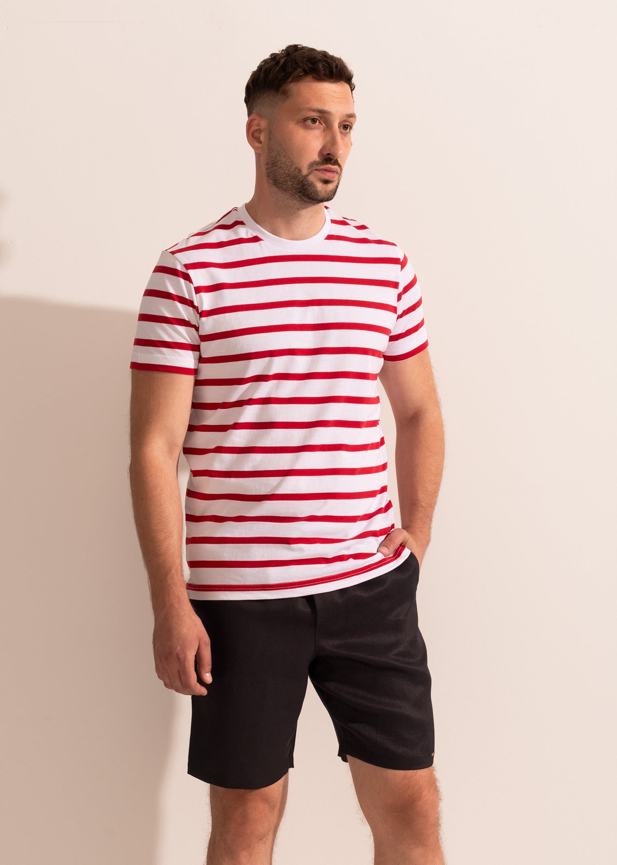 Tricou Bărbați Simple Stripe