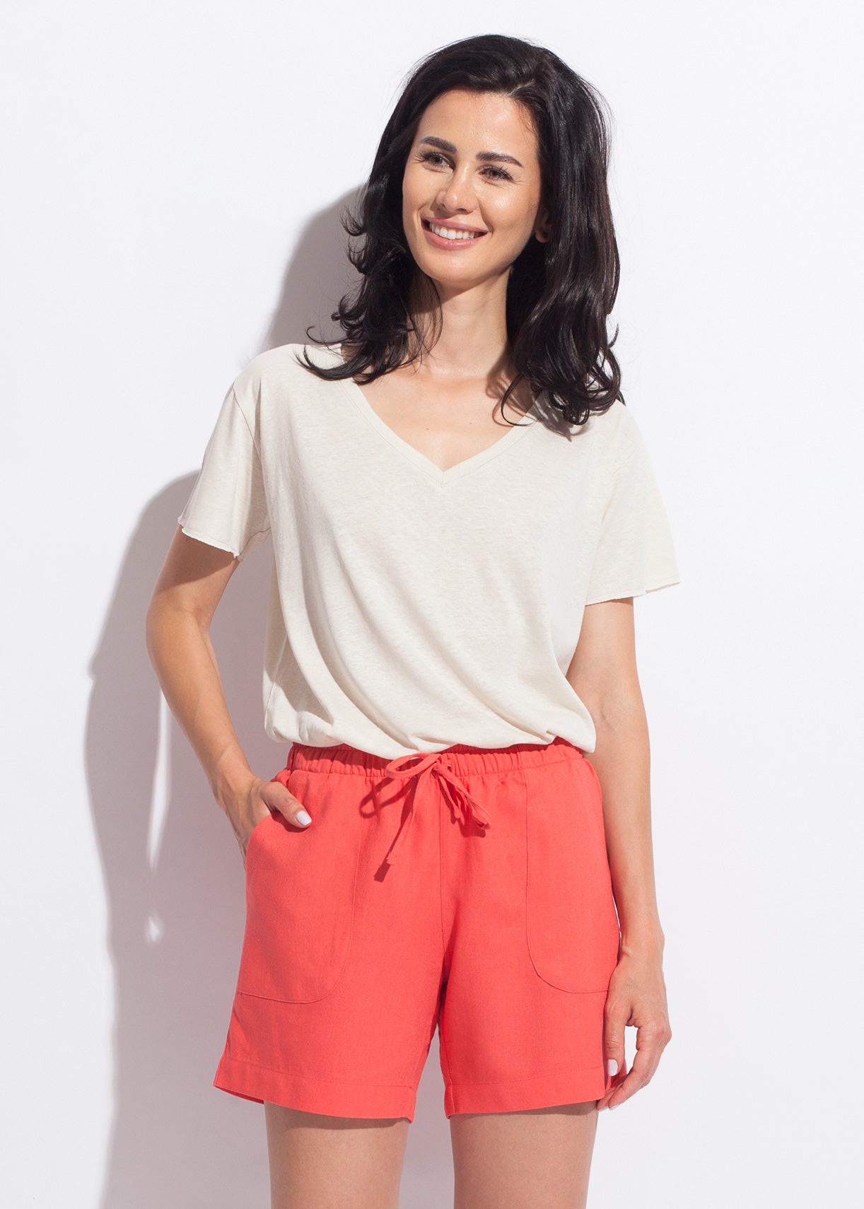 Pantaloni scurți damă Cool Flax In